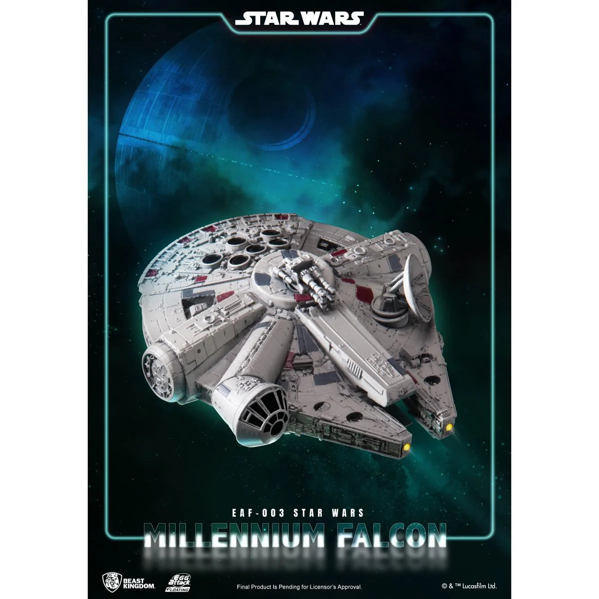 Star Wars: The Empire Strikes Back Millennium Falcon EAF-003 Egg Attack Floating Statue