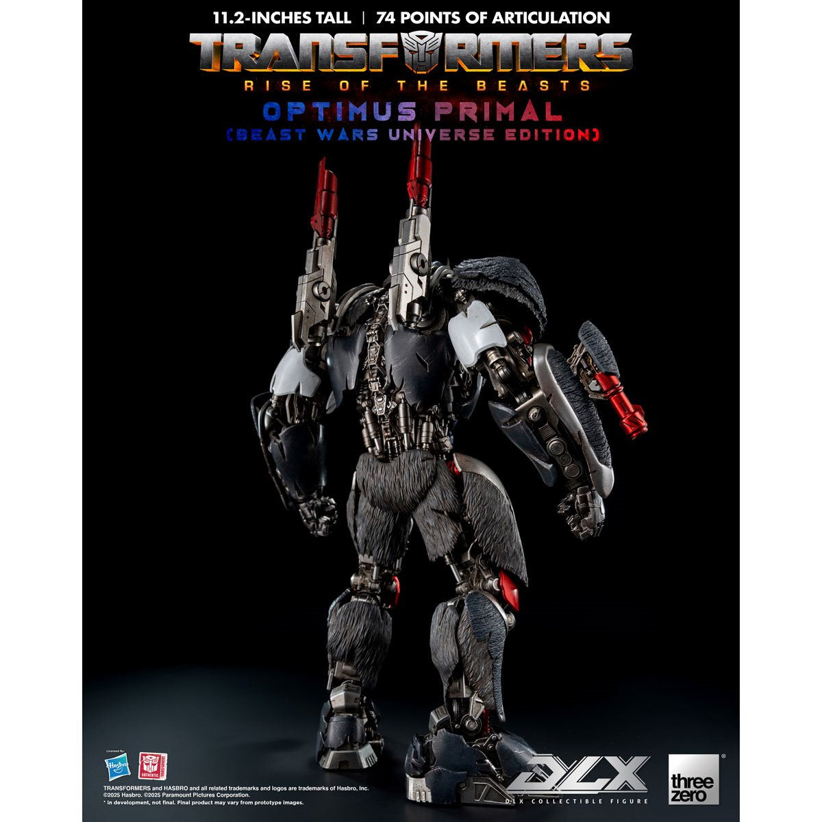 Transformers: Rise of the Beasts Optimus Primal Beast Wars Universe Edition DLX Action Figure