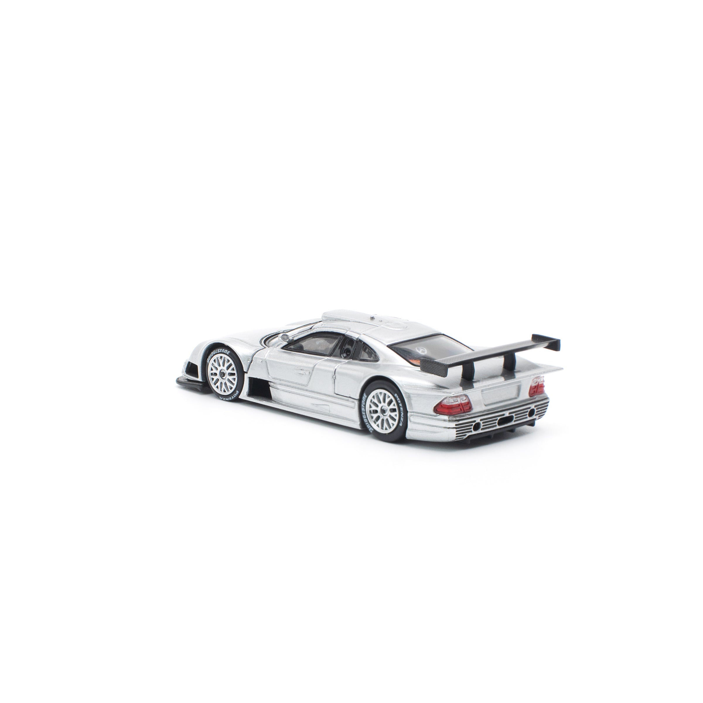 Mercedes-Benz CLK-GTR Silver PR640158 by Pop Race