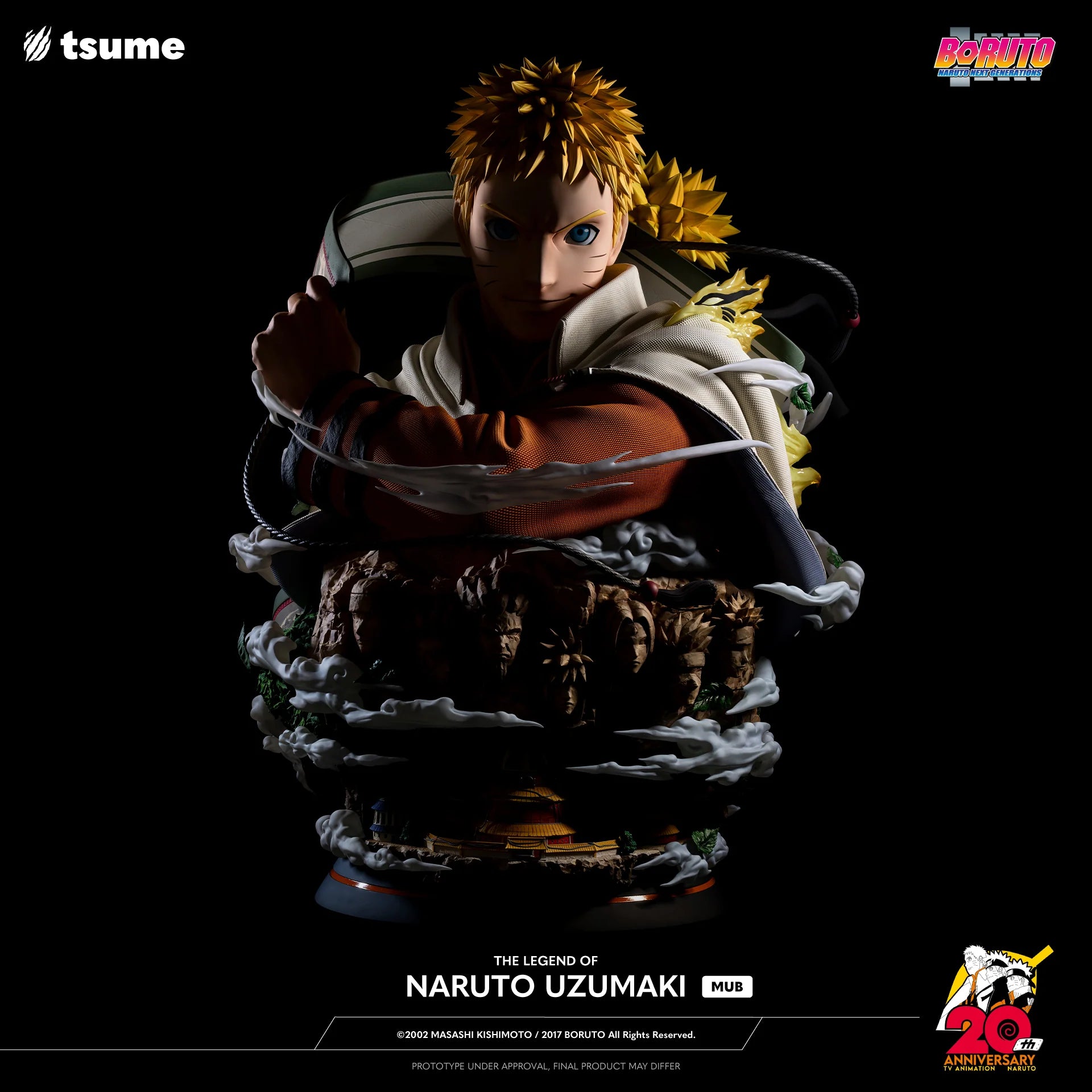 The Legend of Naruto Uzumaki Bust BY Tsume