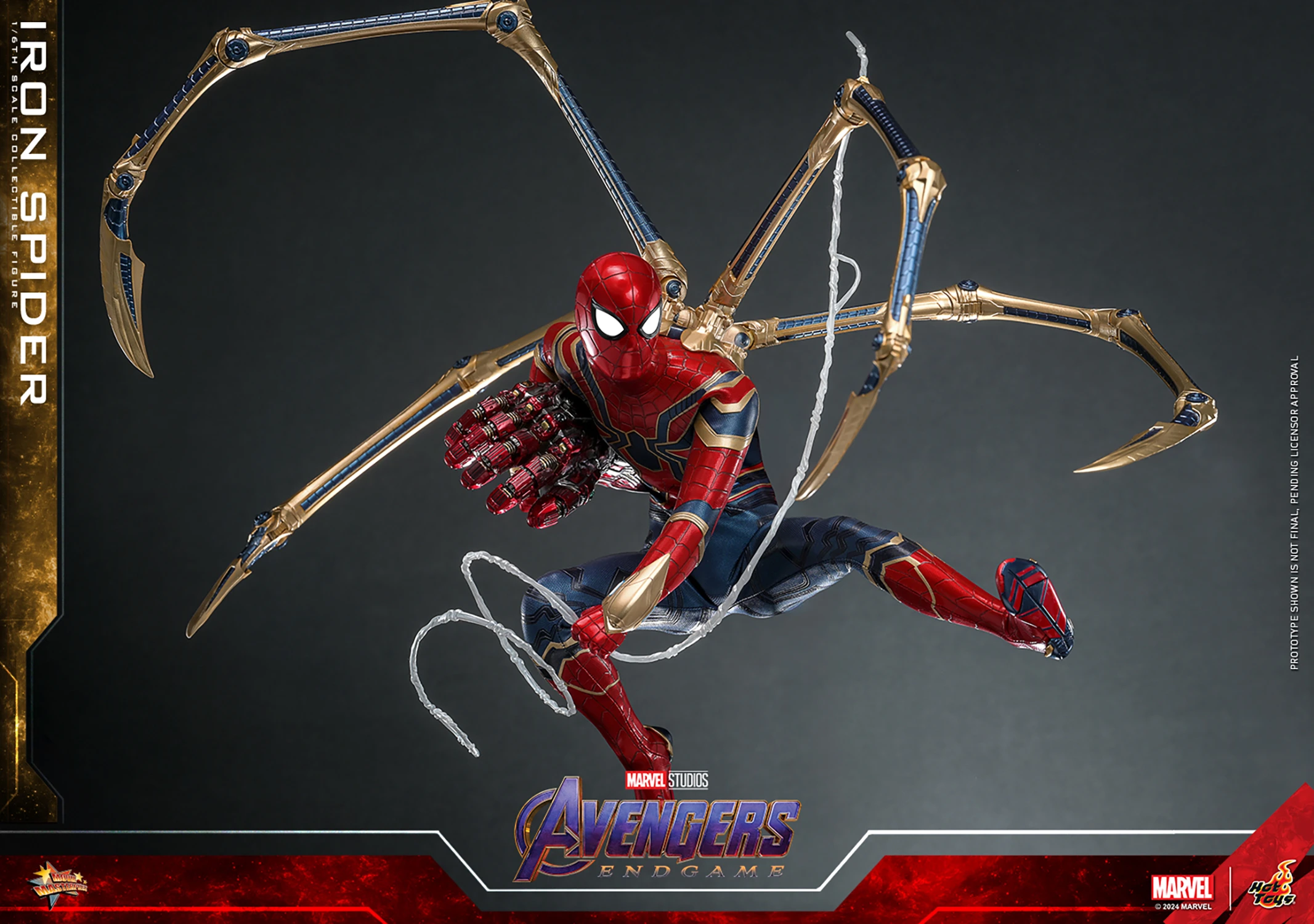 Iron Spider Sixth Scale Collectible Figure (MMS761) by Hot Toys