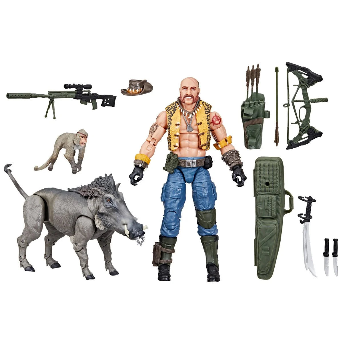 G.I. Joe Classified Dreadnok Gnawgahyde and pets Porkbelly & Yobbo Action Figure