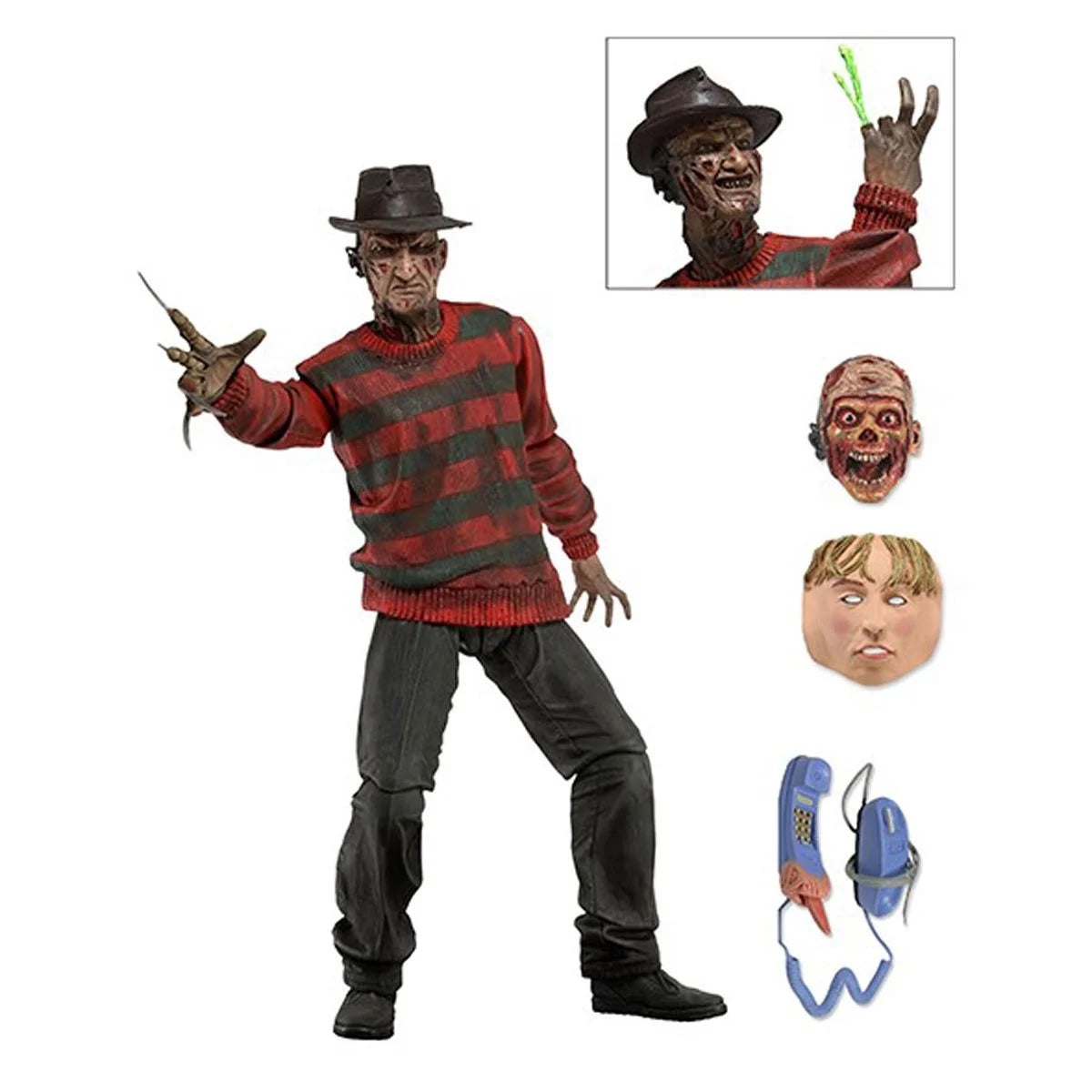 Nightmare on Elm Street Ultimate Freddy 30th Anniversary Action Figure by NECA