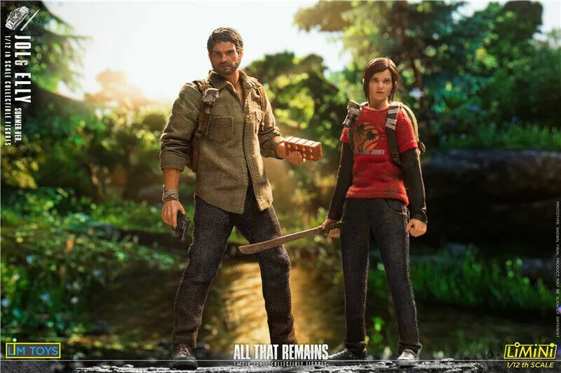 LIMTOYS 'The Rest of US' Joel & Ellie 2 Pack Action Figures