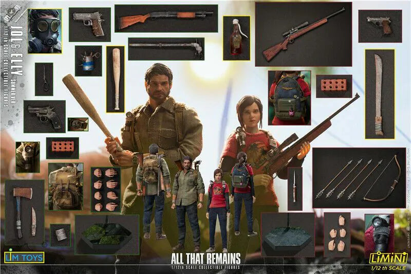 LIMTOYS 'The Rest of US' Joel & Ellie 2 Pack Action Figures
