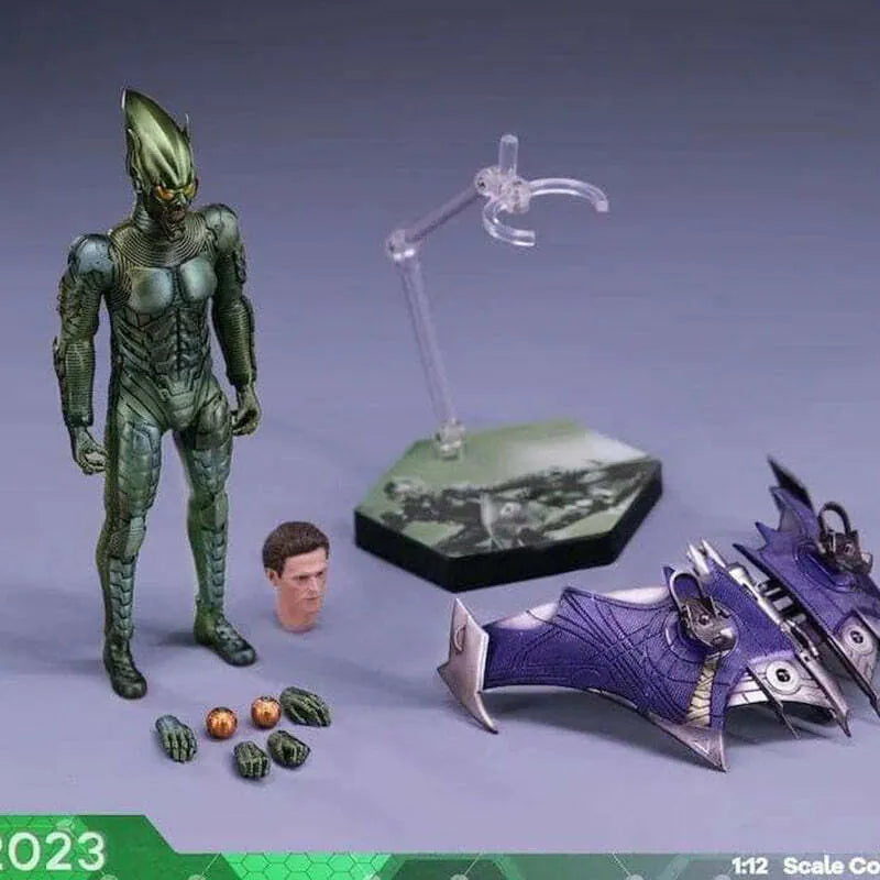 Green Monster with Glider Action Figure by PW Toys