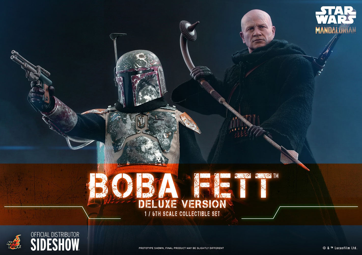 Boba Fett Deluxe Version Set By Hot Toys