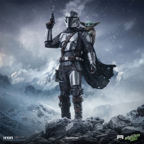 The Mandalorian and Grogu Movie Art Scale 1:10 Limited Edition Statue By Iron Studio