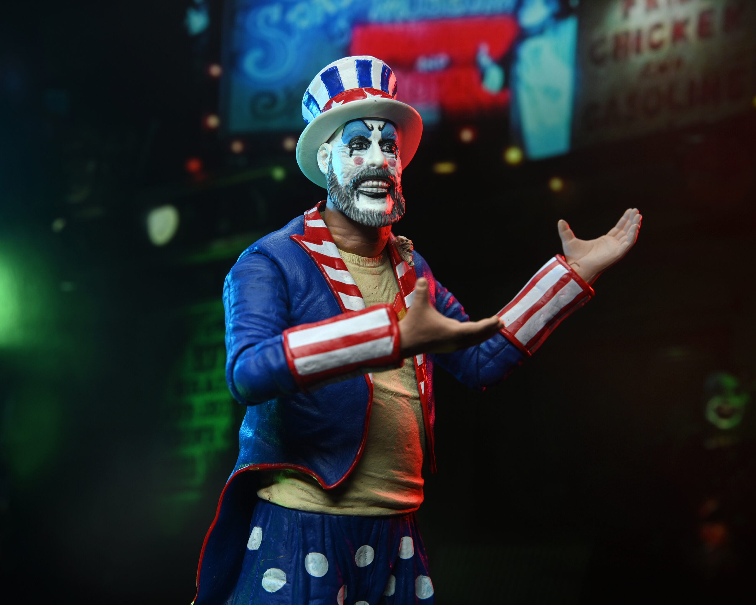 Captain Spaulding (Tailcoat) House of 1000 Corpses 20th Anniversary Figure by NECA