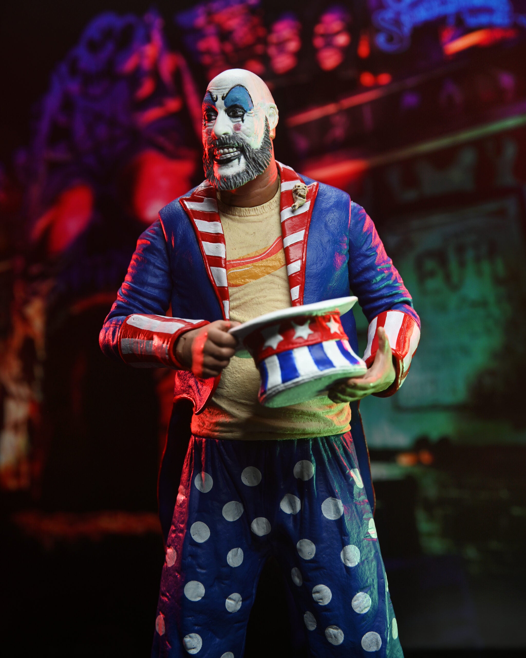 Captain Spaulding (Tailcoat) House of 1000 Corpses 20th Anniversary Figure by NECA