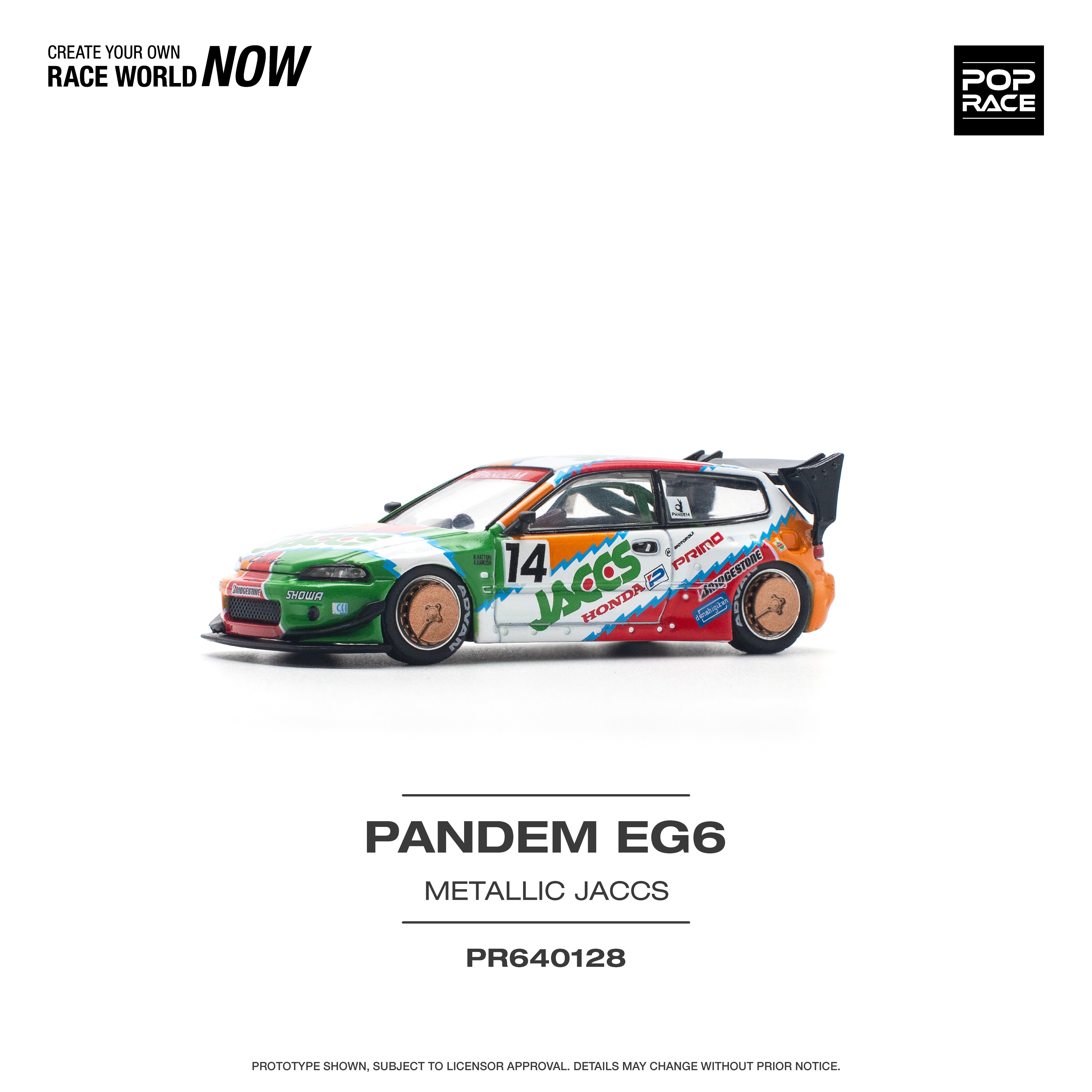 Pandem Civic EG6 v1.5 Metallic JACCS PR640128 by Pop Race