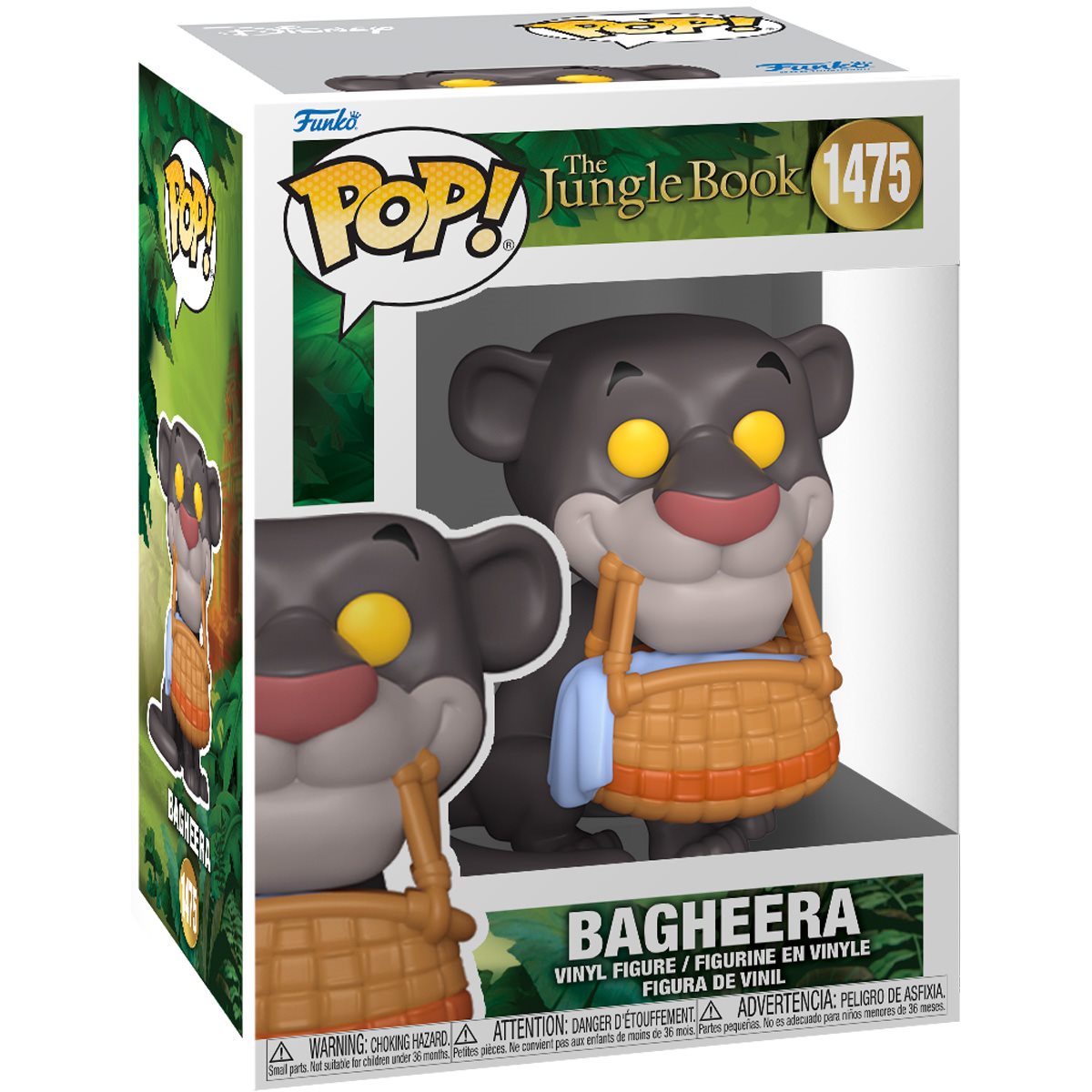 The Jungle Book Bagheera with Basket Funko Pop!