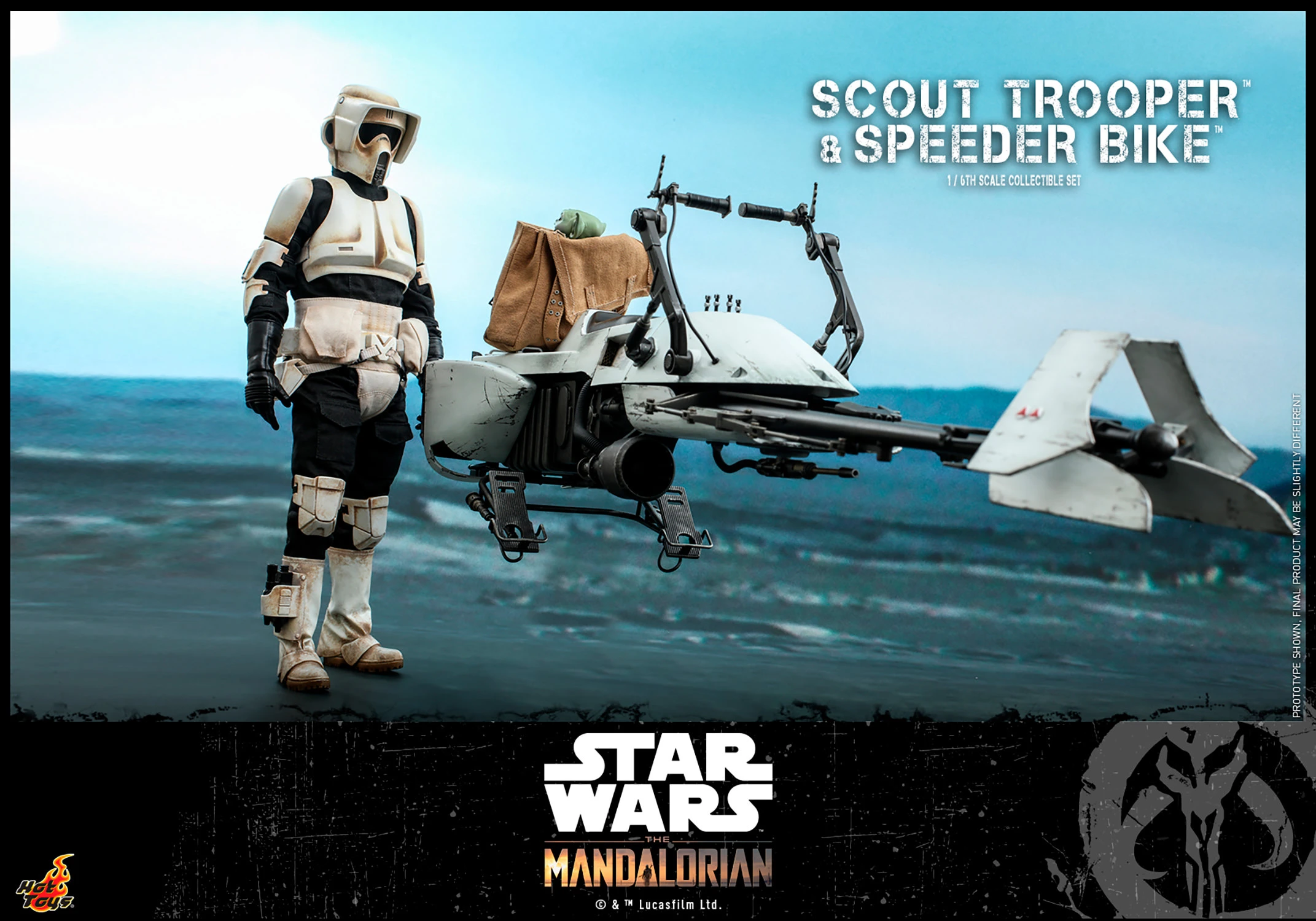 SCOUT TROOPER AND SPEEDER BIKE Set By Hot Toys