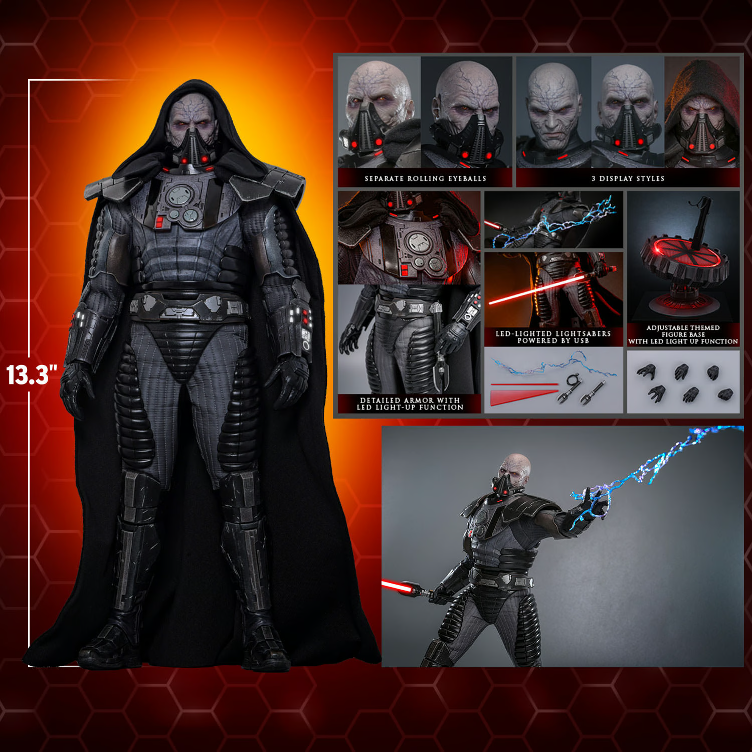 Darth Malgus Sixth Scale Figure by Hot Toys