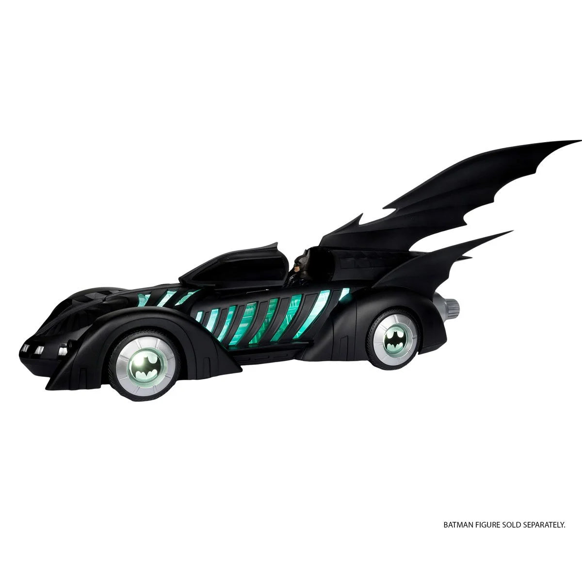 DC Multiverse Batman Forever Batmobile Vehicle and Alfred Pennyworth Action Figure