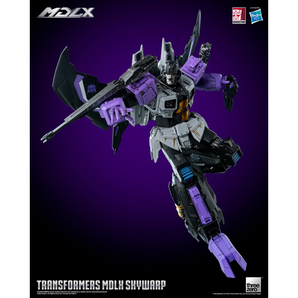 Transformers MDLX Skywarp By Threezero