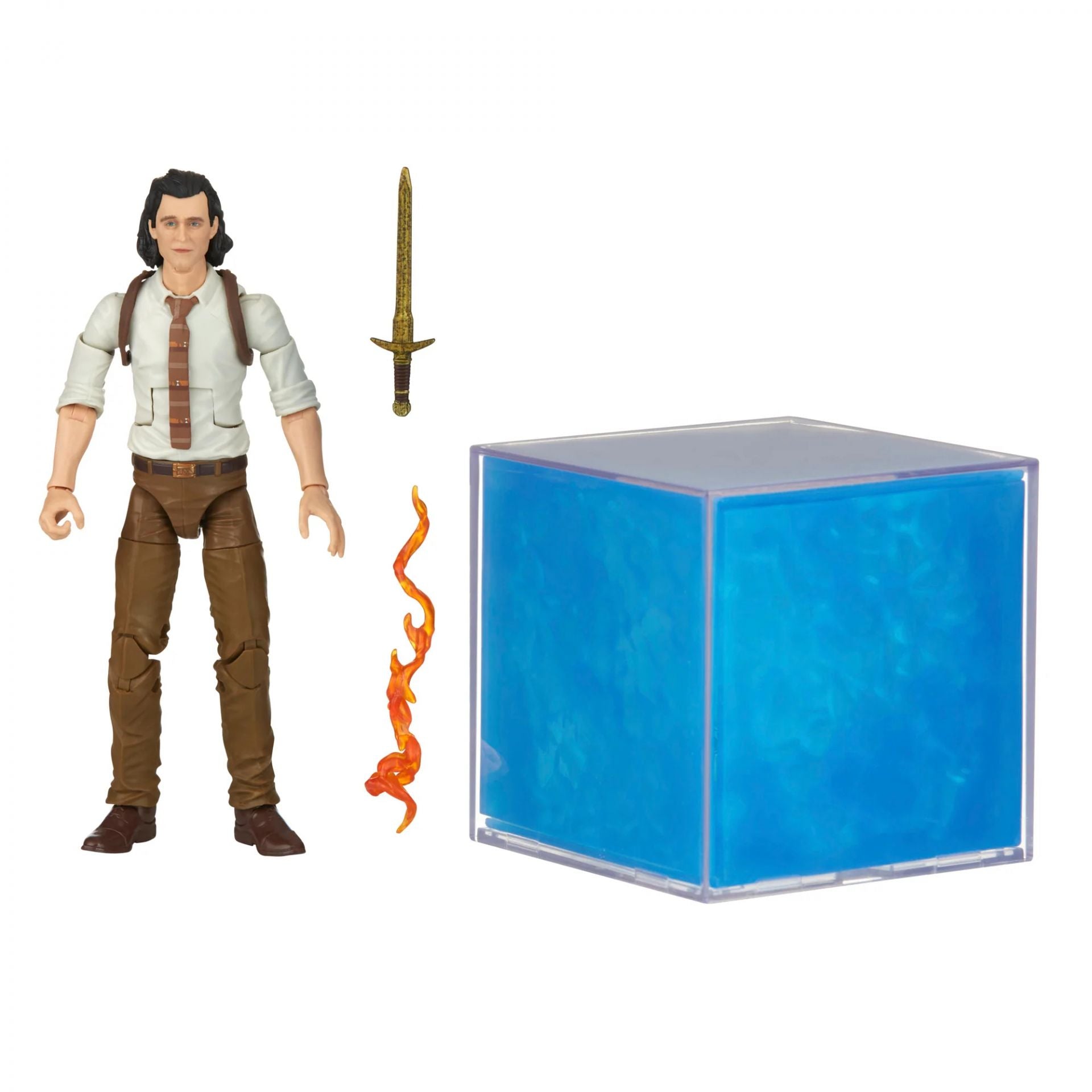 Marvel Legends Tesseract Electronic Role Play Accessory and Loki Figure