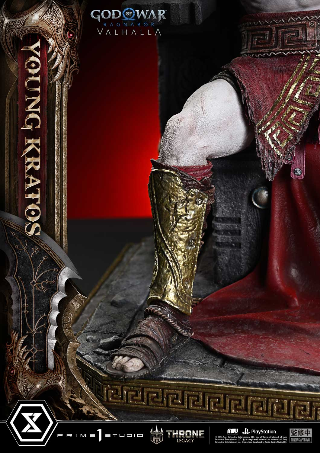 God of War: Ragnarok Young Kratos Bonus Version Statue