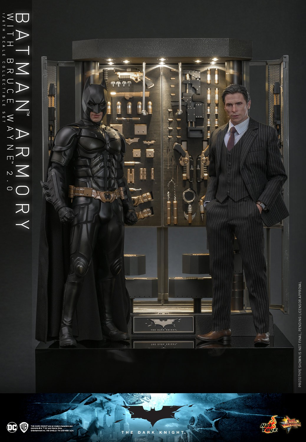 BATMAN ARMORY WITH BRUCE WAYNE (2.0) By Hot Toys