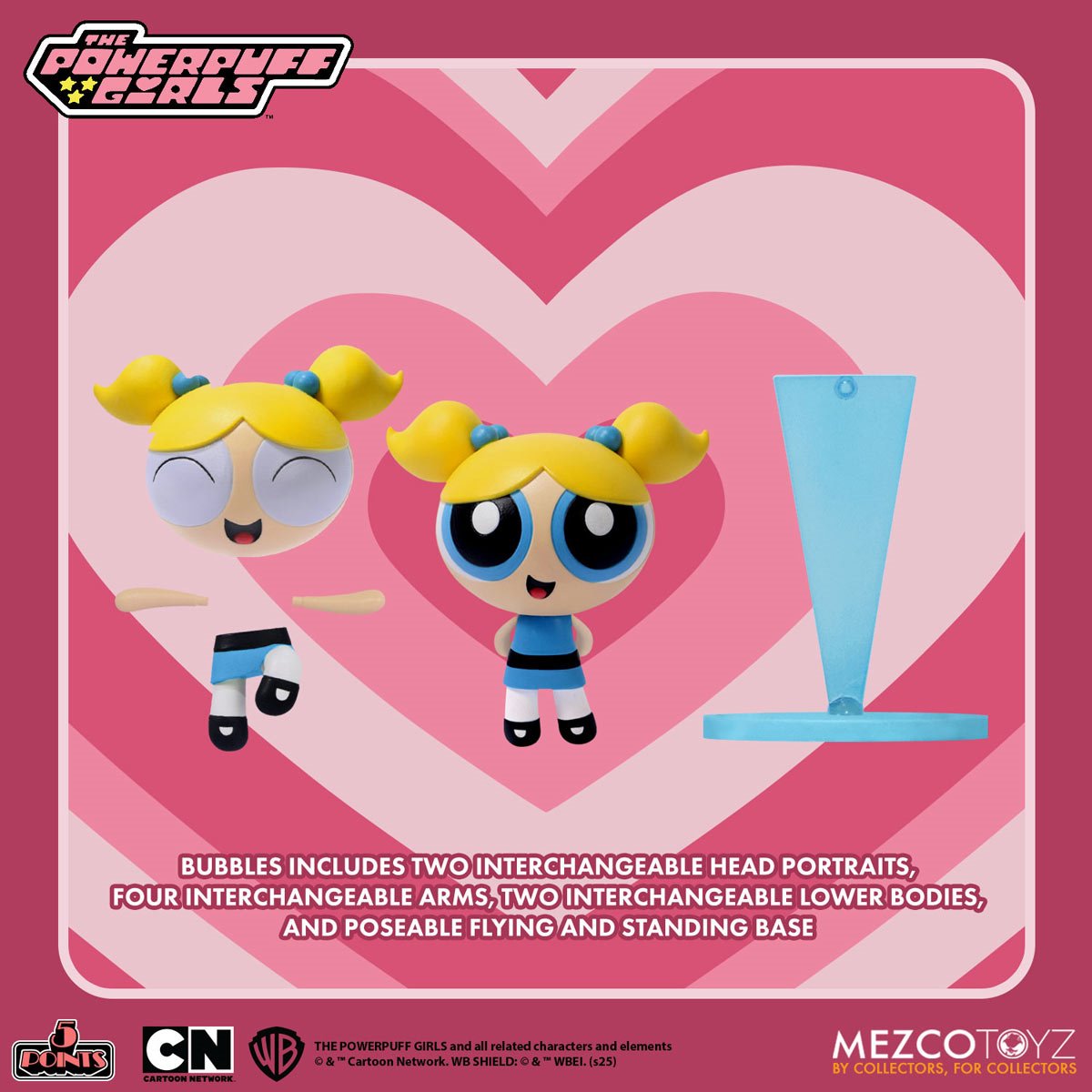 The Powerpuff Girls 5 Points Action Figure