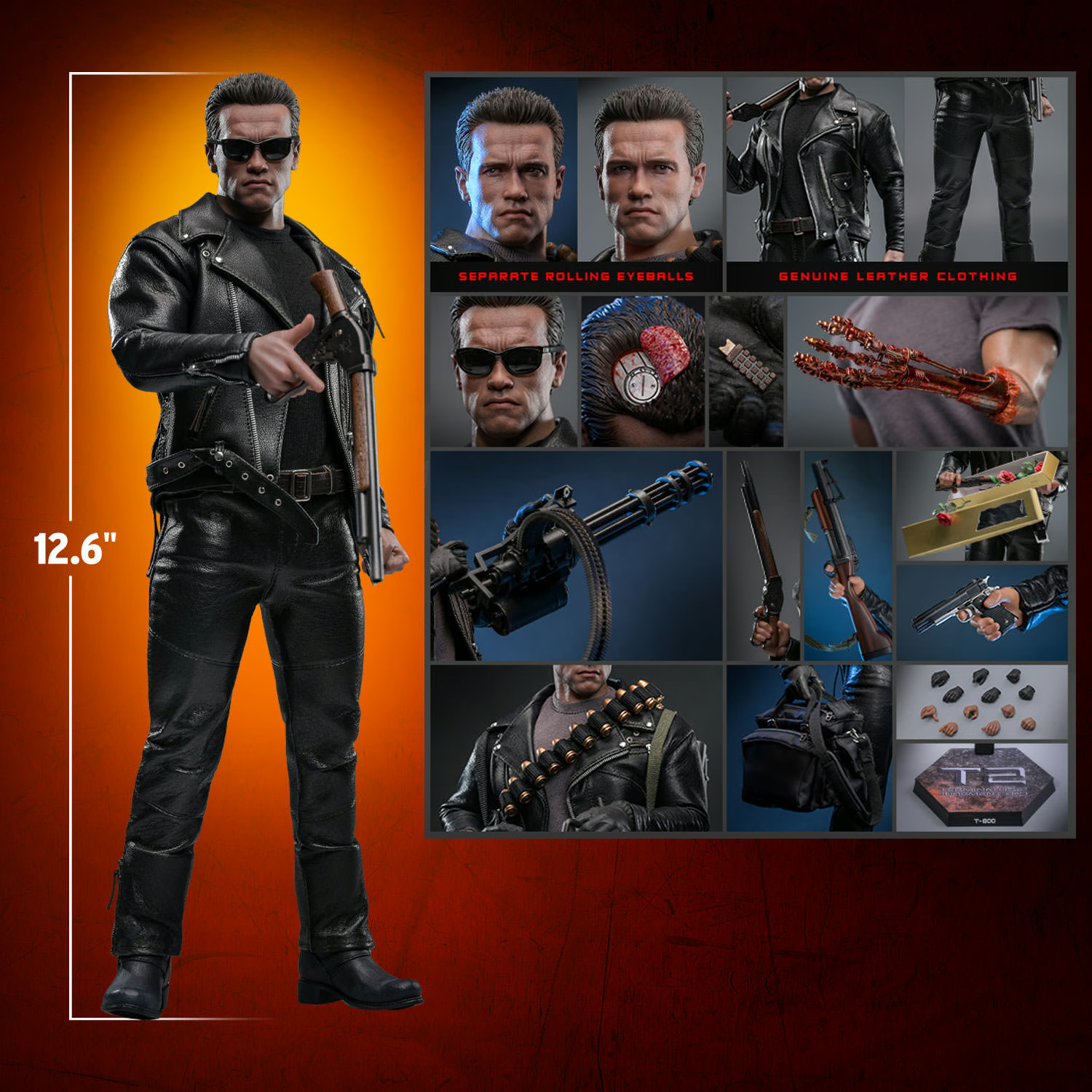 T-800 (2.0) Sixth Scale Figure by Hot Toys