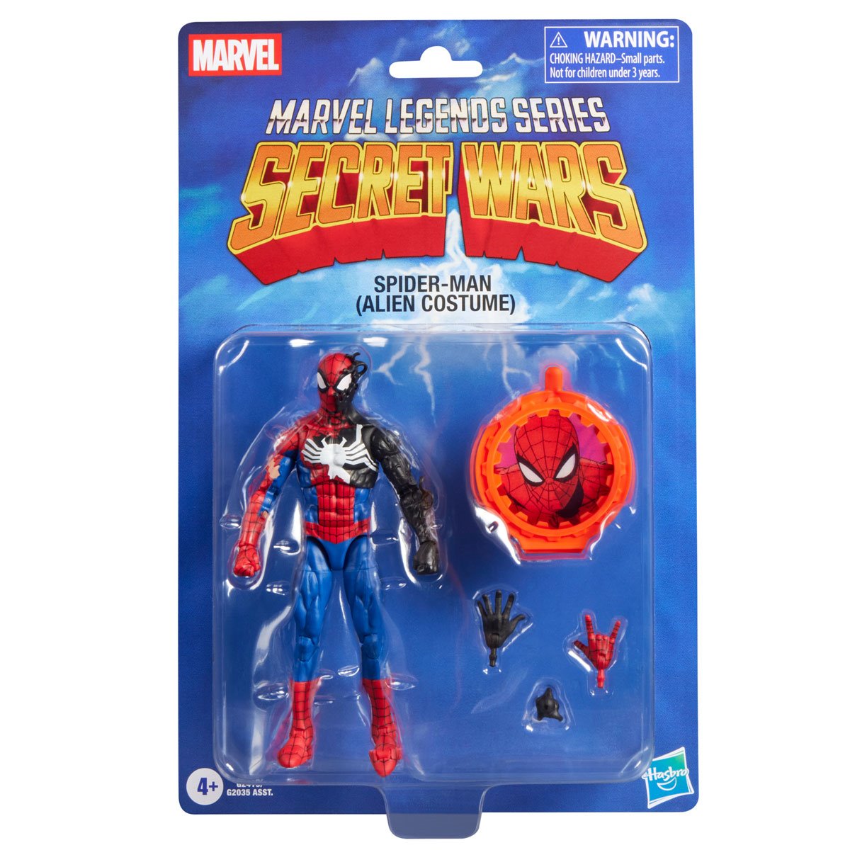 Secret Wars Marvel Legends Series Spider-Man (Alien Costume) Action Figure