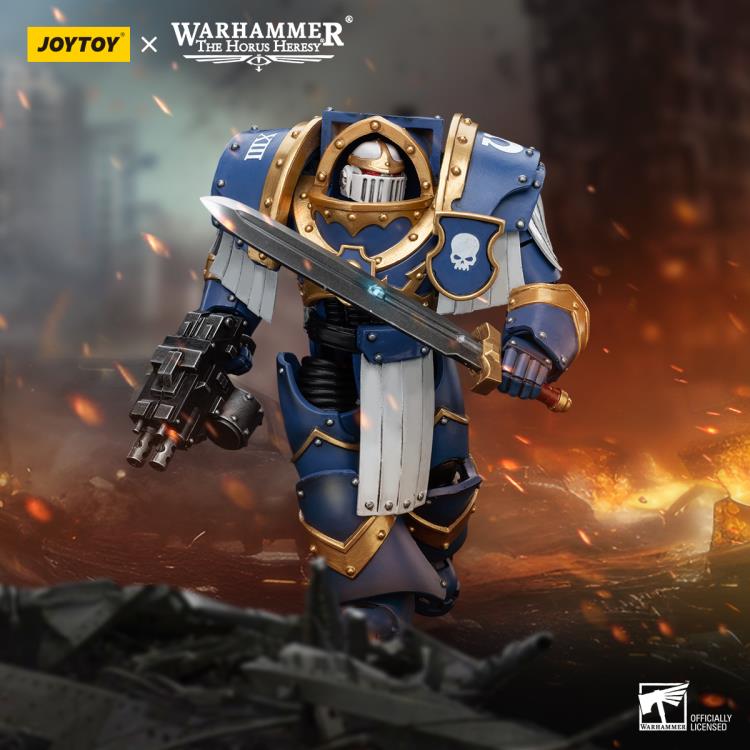 Warhammer: The Horus Heresy Ultramarines Cataphractii Terminator Squad Sergeant with Power Sword Action Figure