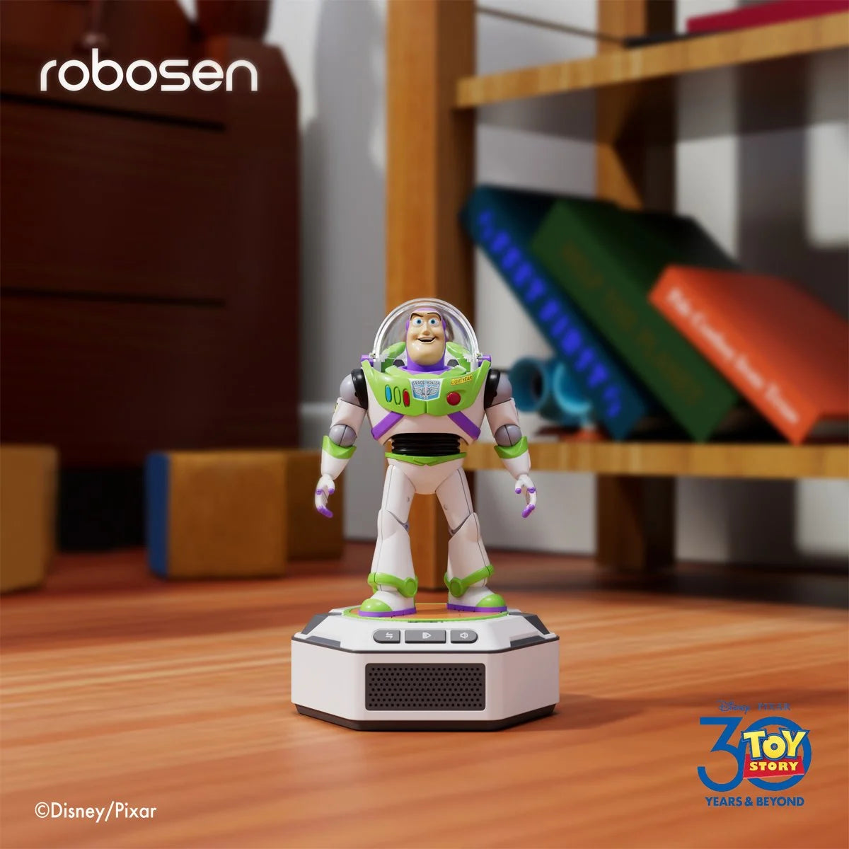 Toy Story Mini Robots Hero Pack Buzz Lightyear Robot with Base By Robosen