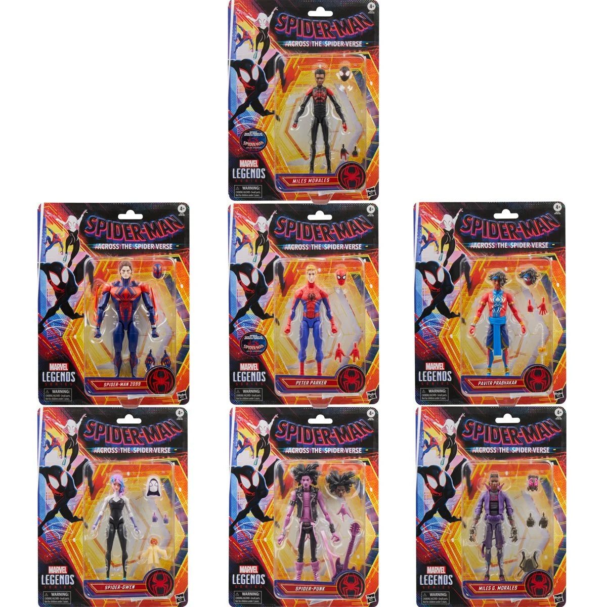 Spider-Man Across The Spider-Verse Marvel Legends Action Figures Wave 2