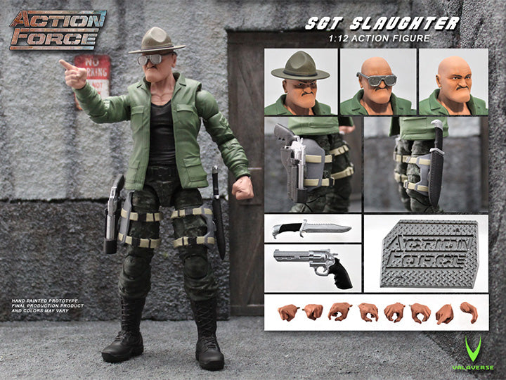 Action Force Sgt. Slaughter 1/12 Scale Figure By Valaverse