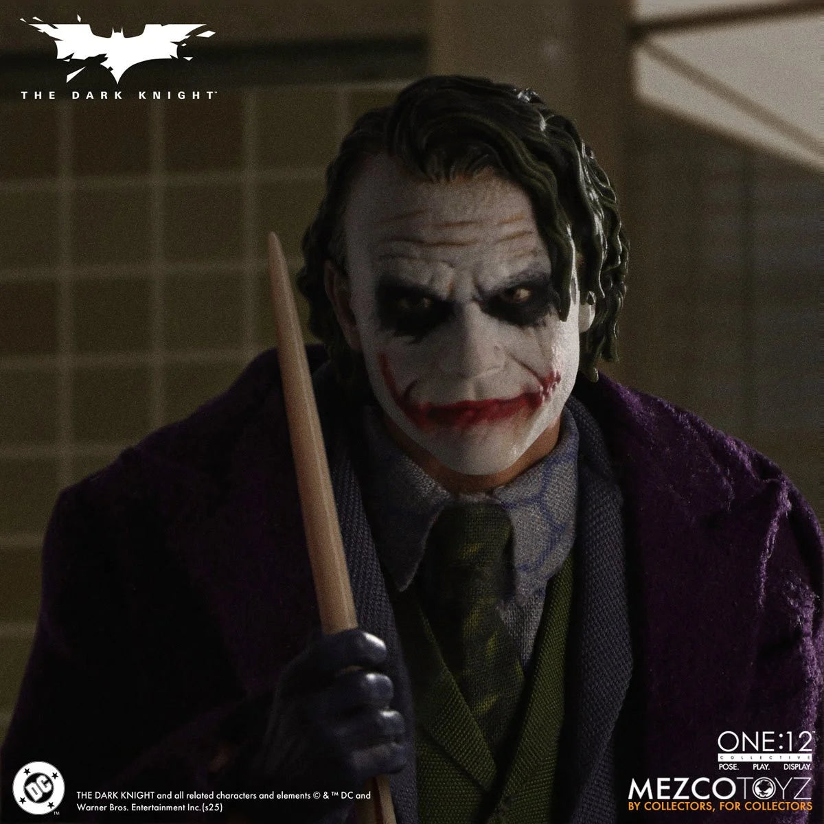 The Dark Knight Joker One:12 Collective Action Figure by Mezco