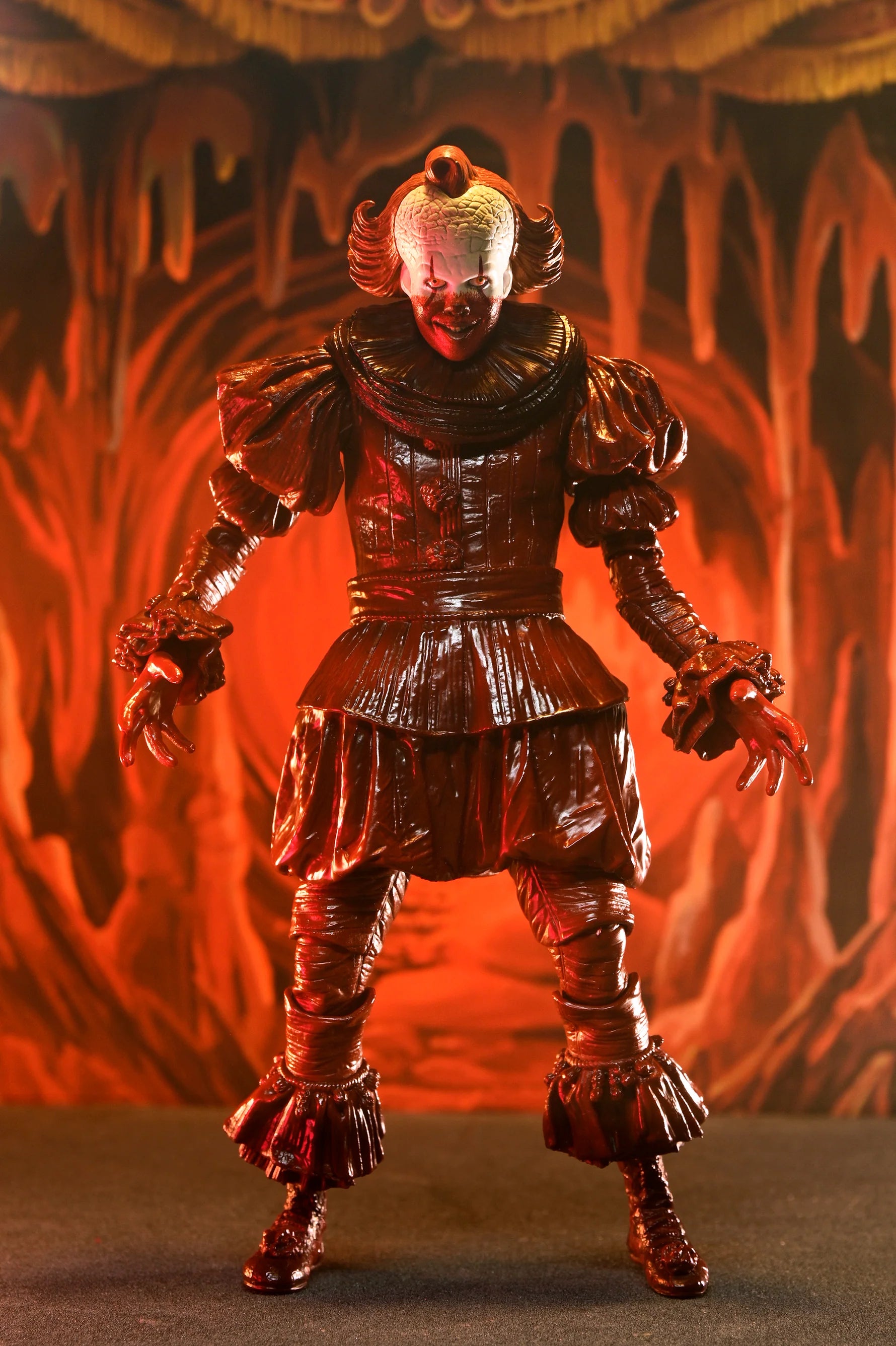IT Welcome to Derry Ultimate Blood Pennywise Action Figure By NECA