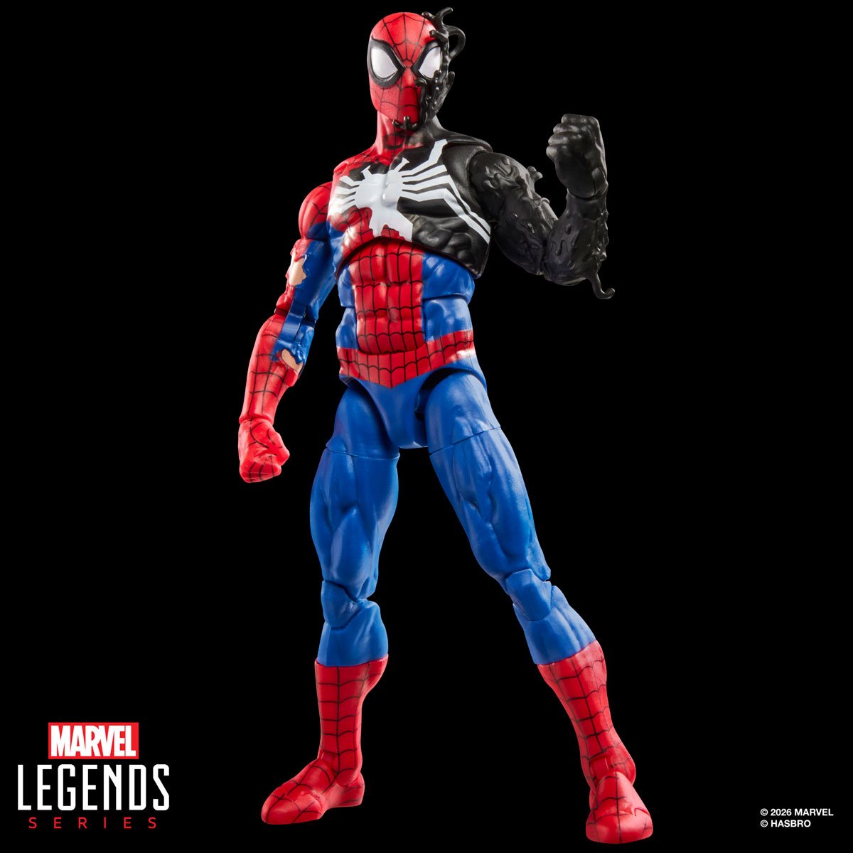 Secret Wars Marvel Legends Series Spider-Man (Alien Costume) Action Figure