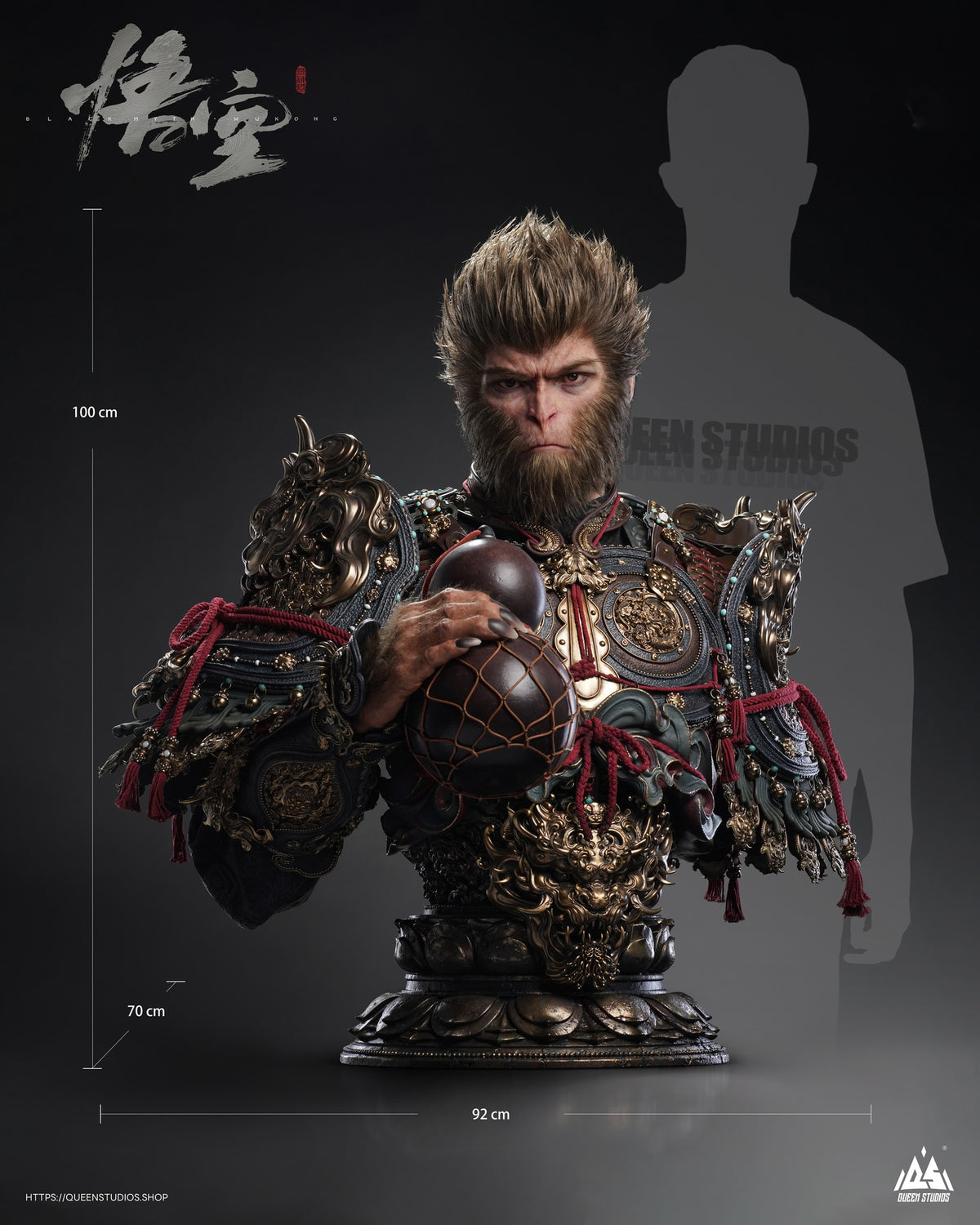 The Black Myth Wukong Life Size Bust By Queen Studios