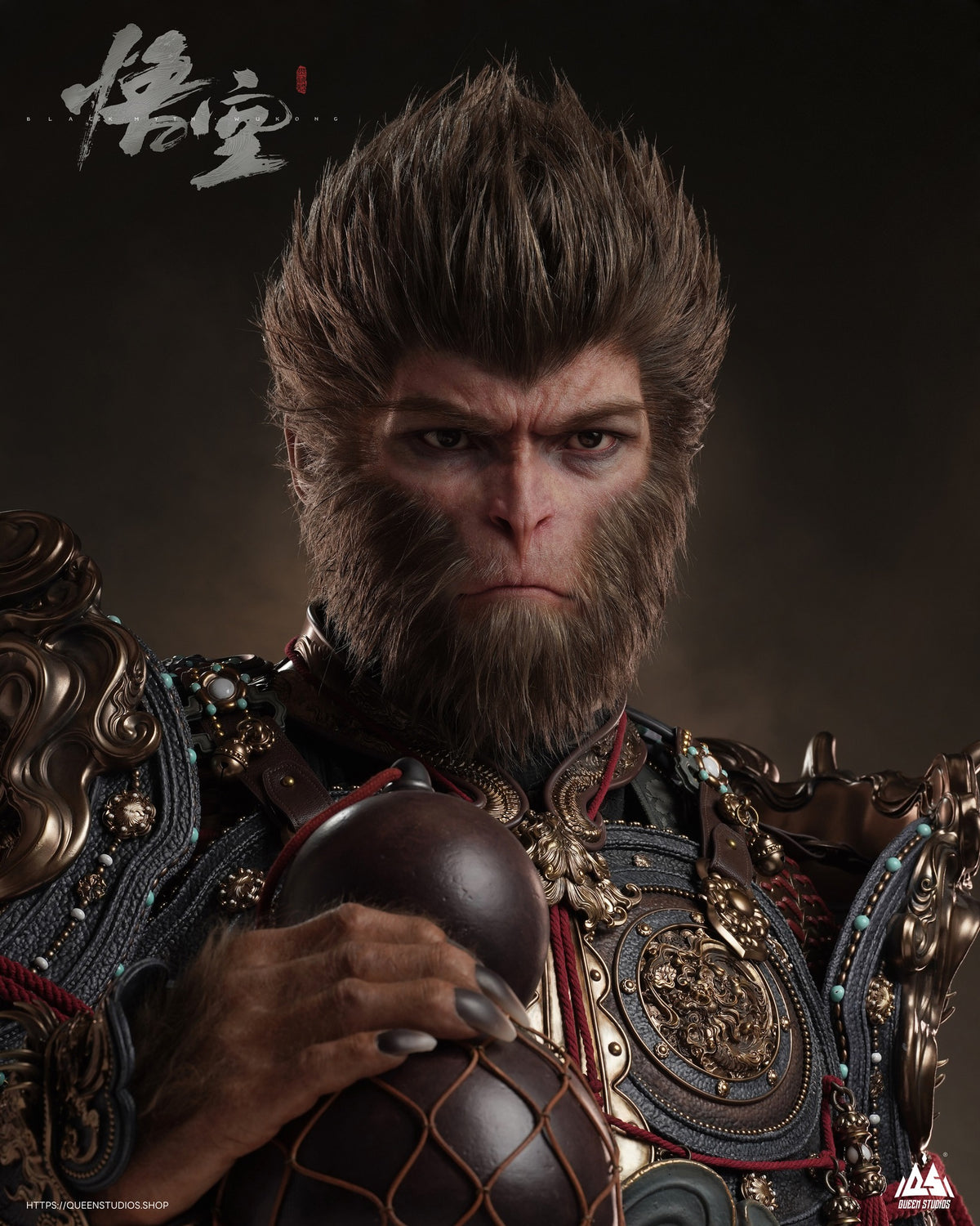 The Black Myth Wukong Life Size Bust By Queen Studios