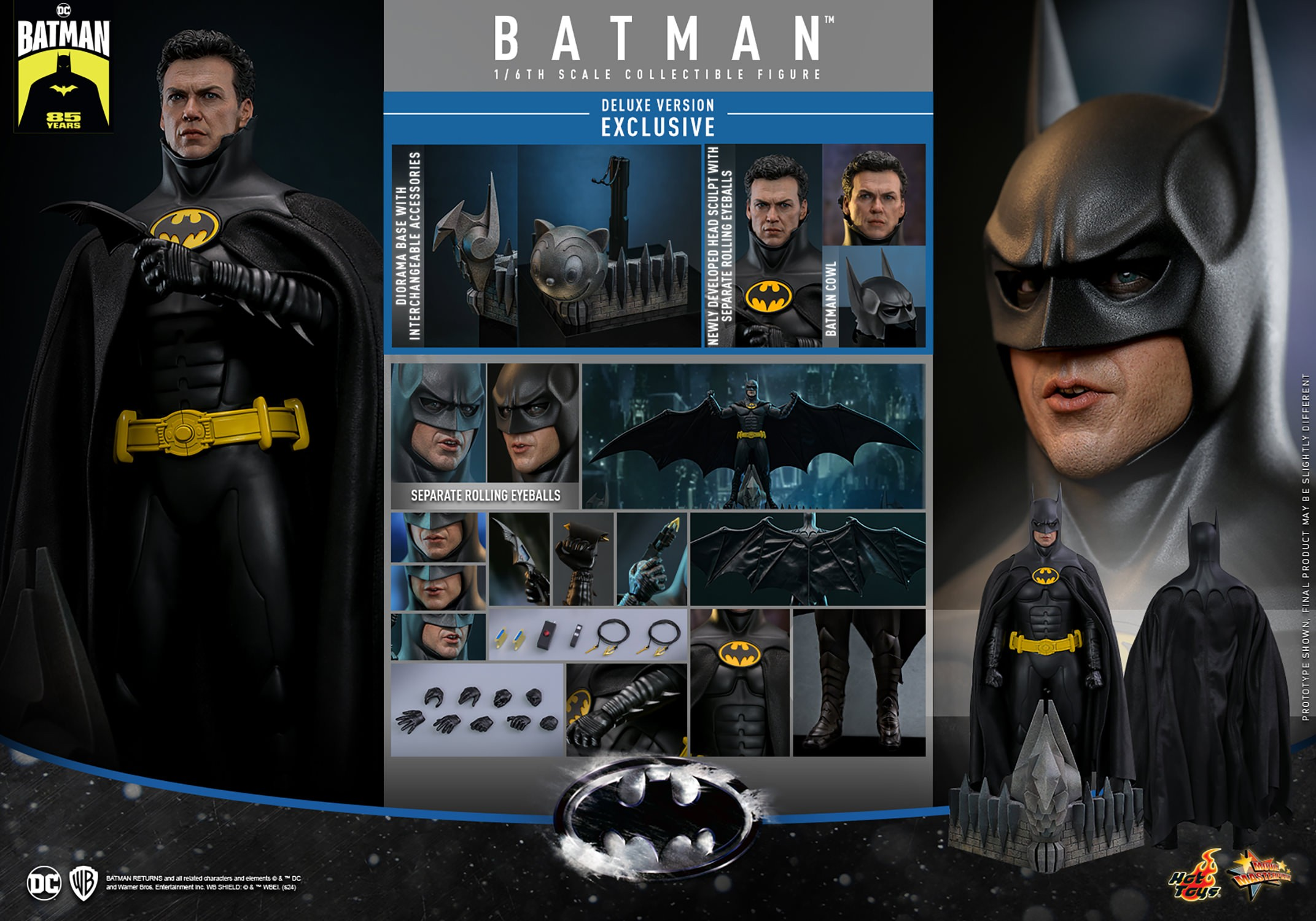 BATMAN (DELUXE VERSION) Sixth Scale Figure by Hot Toys