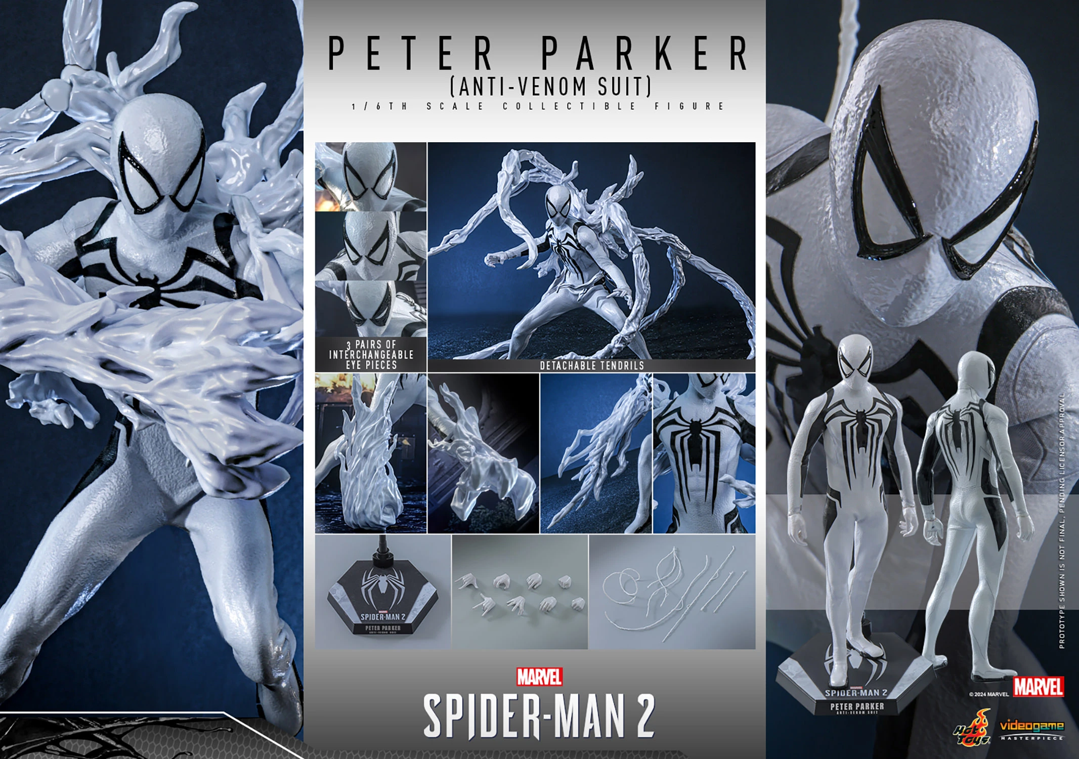 PETER PARKER (ANTI VENOM SUIT)  Sixth Scale Figure by Hot Toys