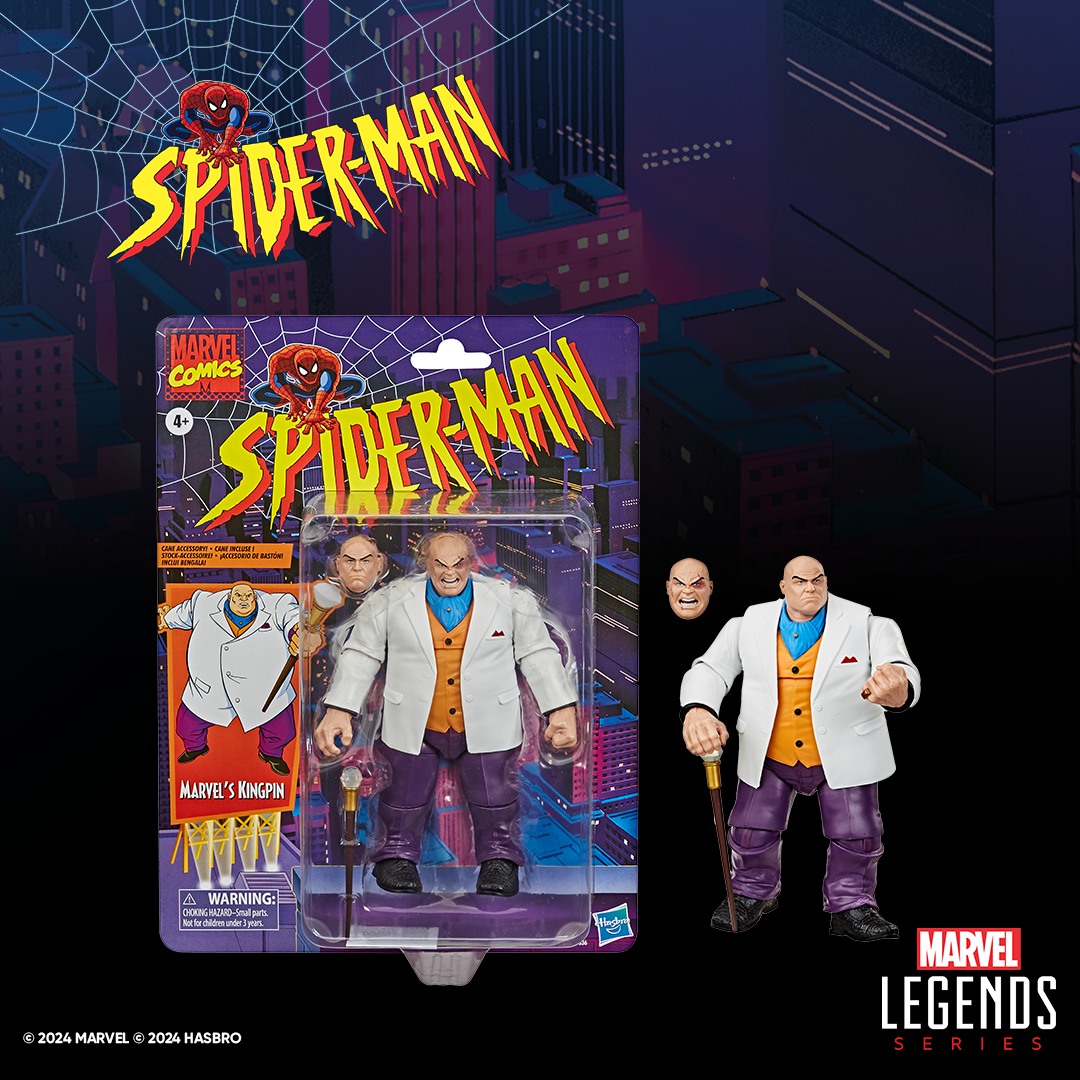 Spider-Man Retro Marvel Legends Kingpin Action Figure