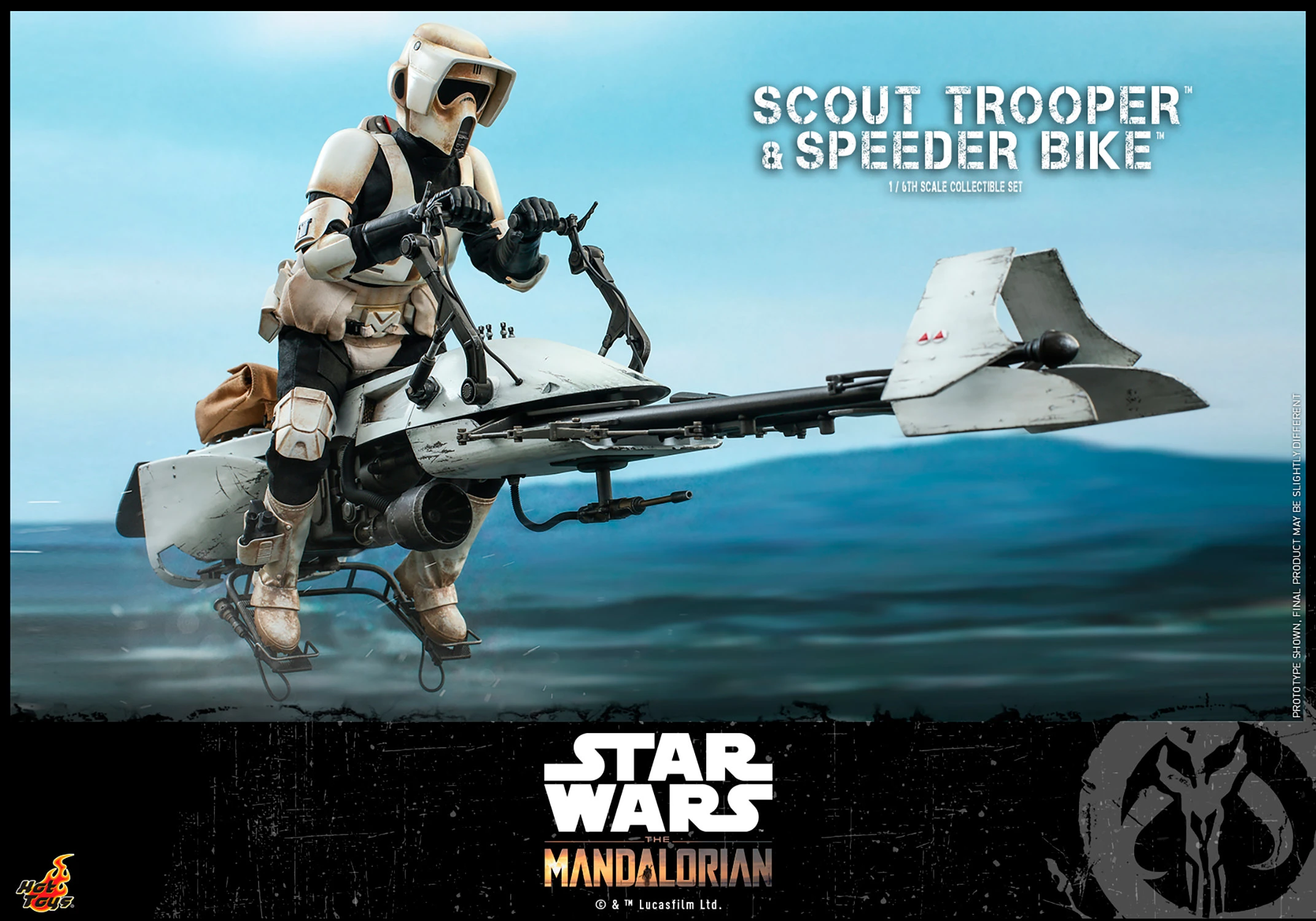 SCOUT TROOPER AND SPEEDER BIKE Set By Hot Toys