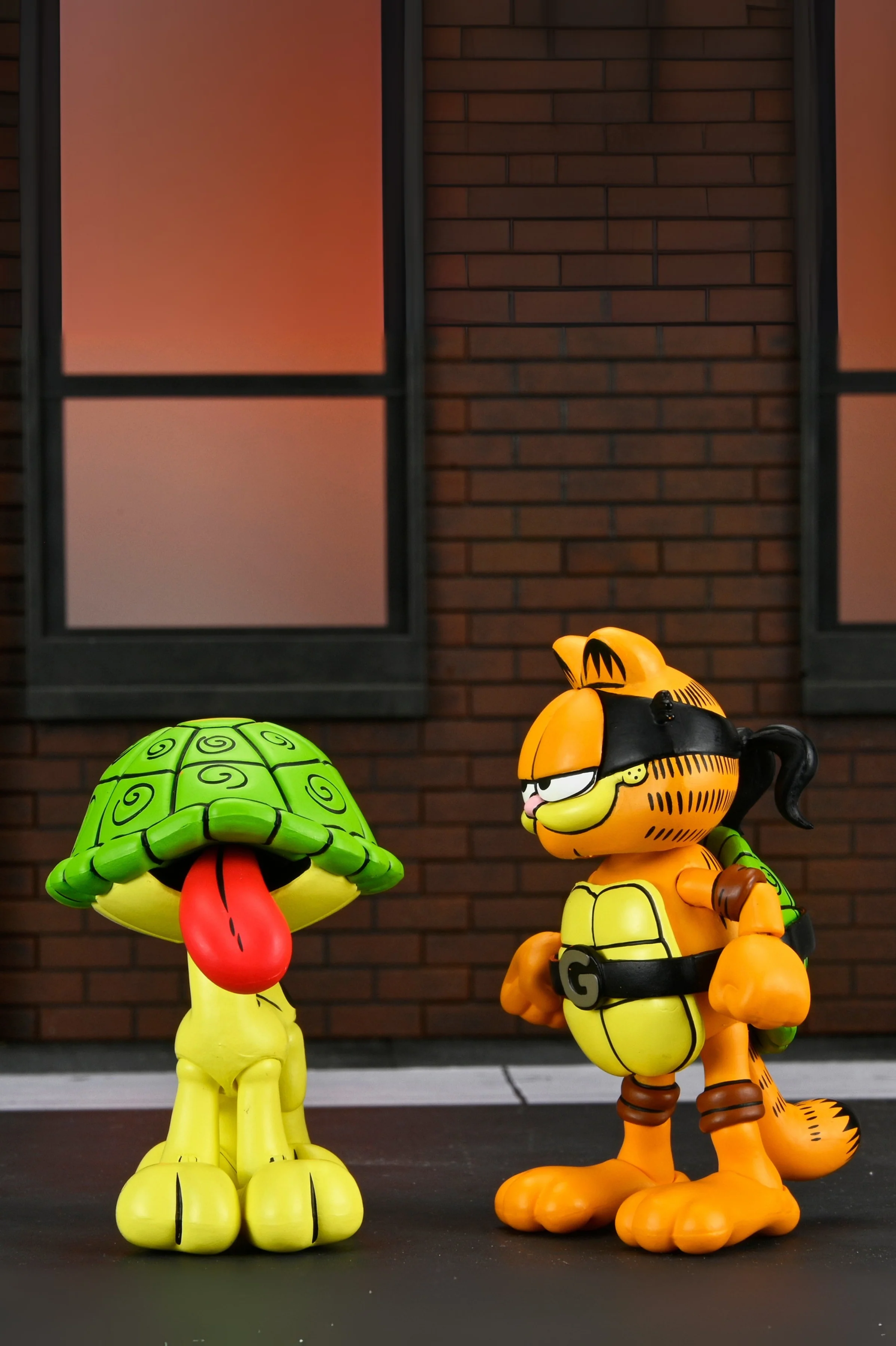 Teenage Mutant Ninja Turtles (Archie Comics) x Garfield Ultimate Garfello & Odie Action Figures