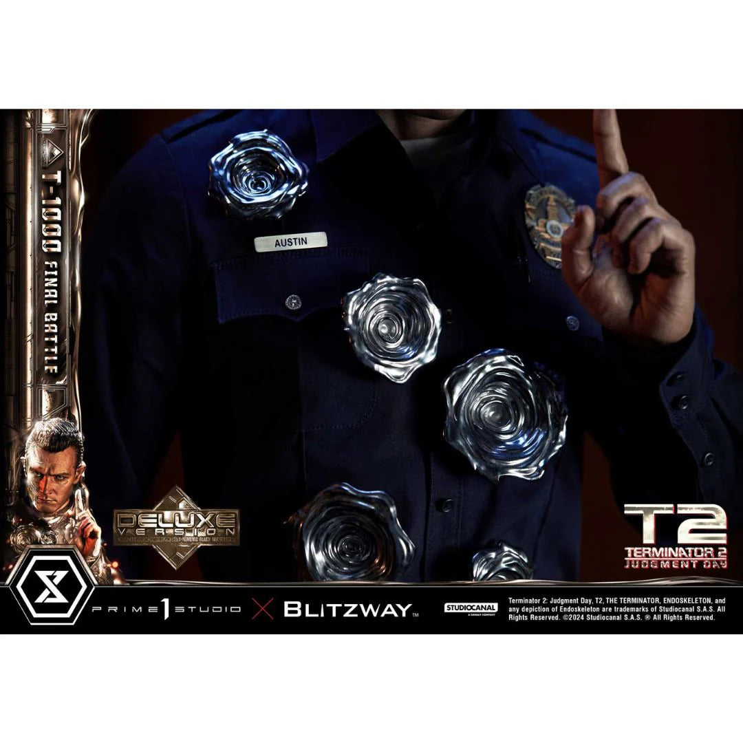 Terminator 2: Judgment Day T-1000 Final Battle DX Bonus Version Statue by Prime1 Studios