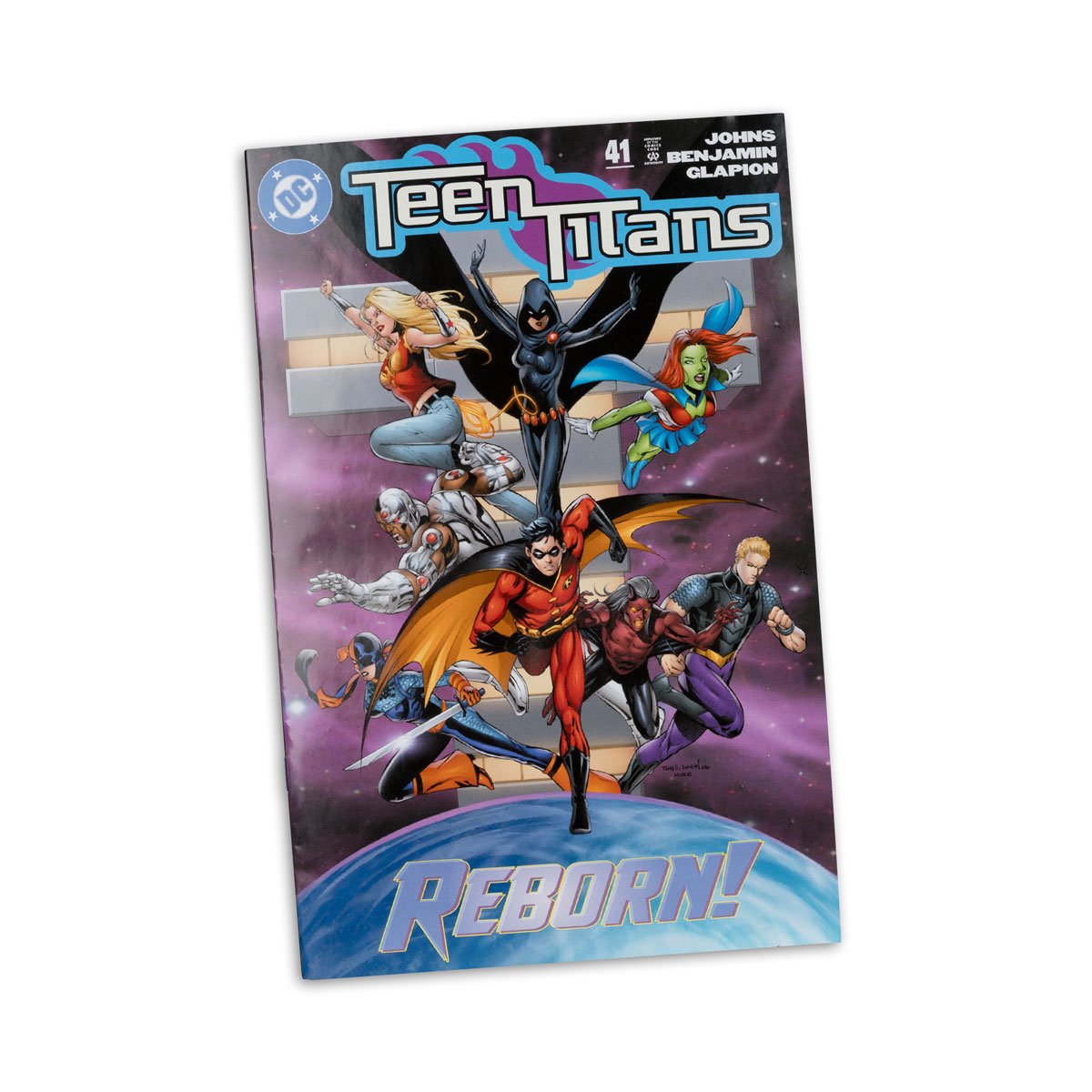 DC Direct Page Punchers Robin Teen Titans Action Figure with Comic