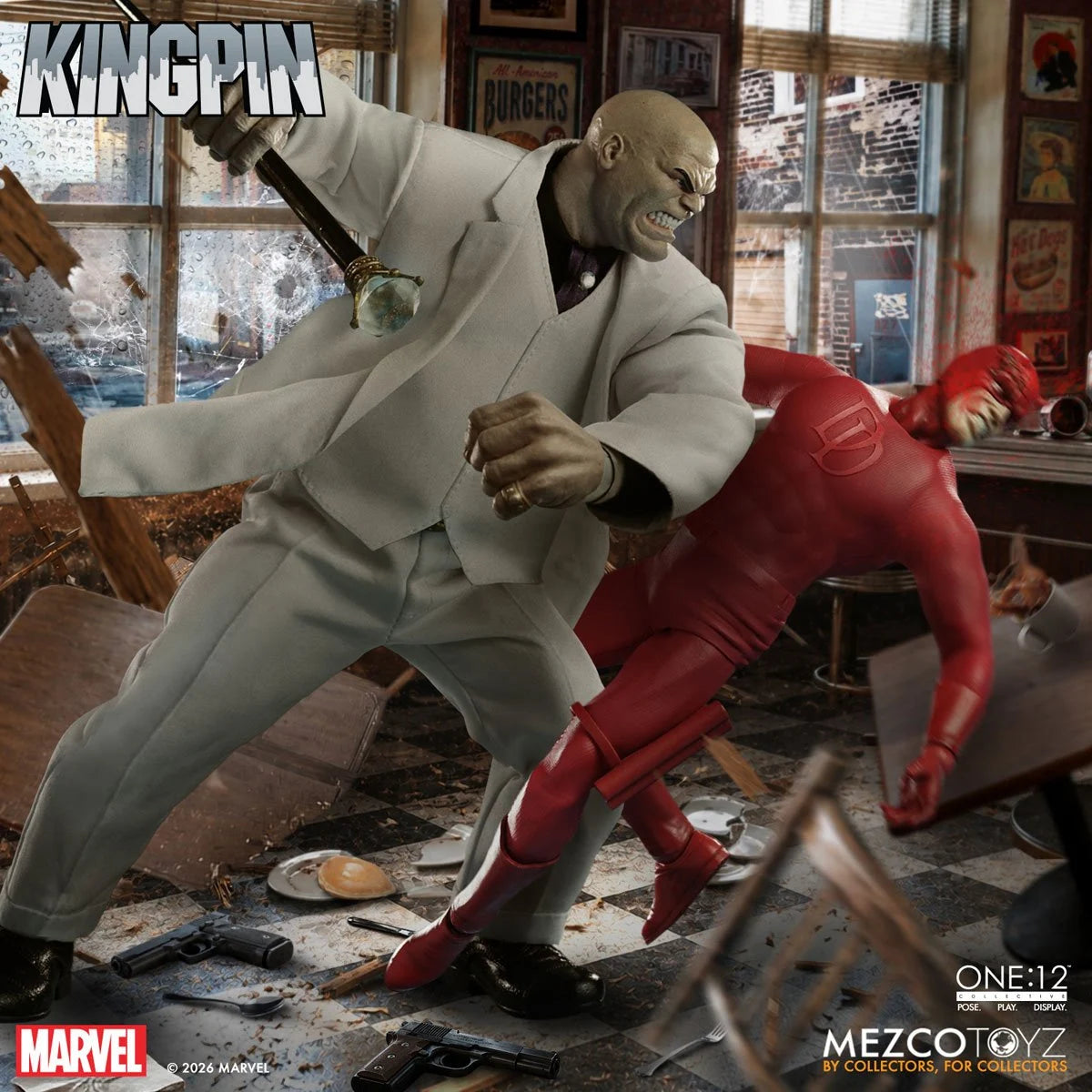 Kingpin One:12 Collective Action Figure By Mezco