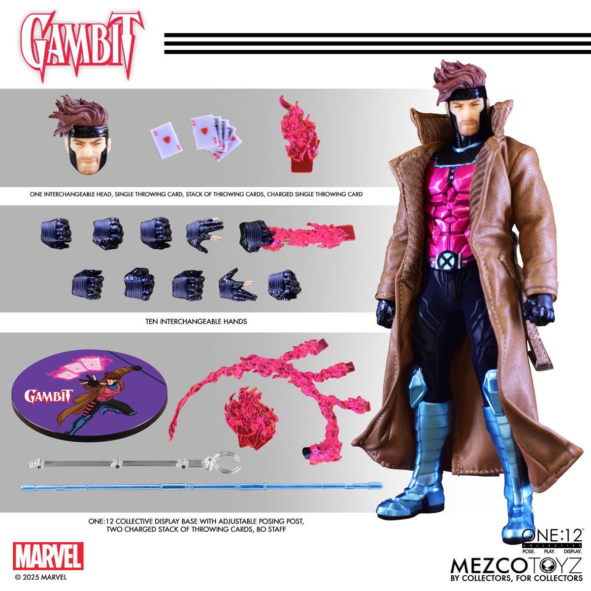 X-Men Gambit One:12 Collective Action Figure