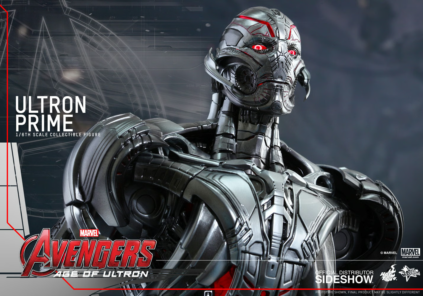 Ultron Prime Sixth Scale Figure by Hot Toys