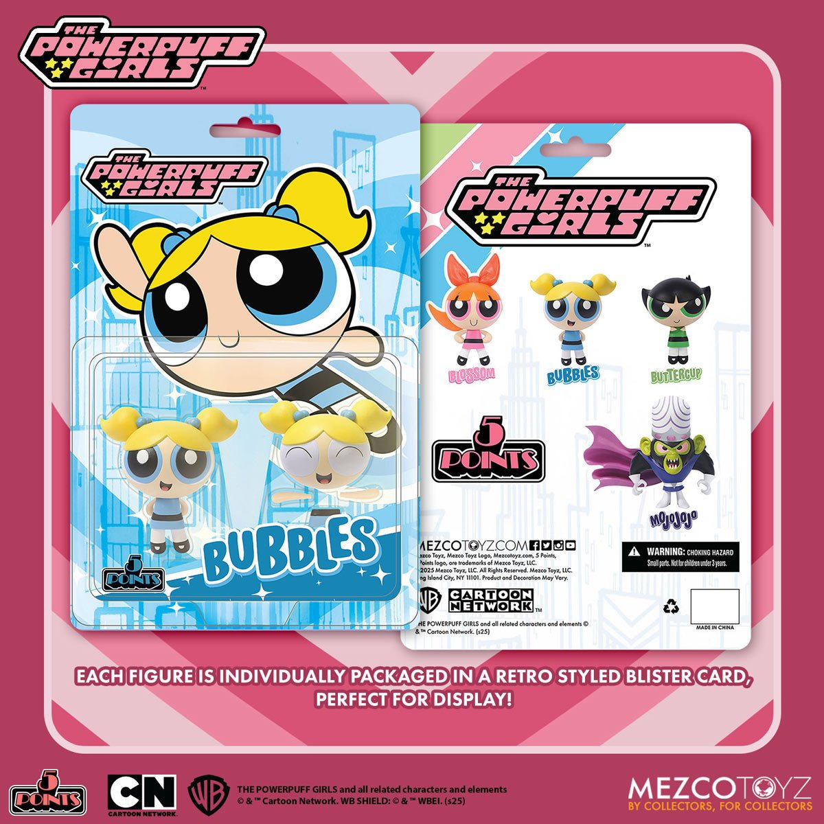 The Powerpuff Girls 5 Points Action Figure