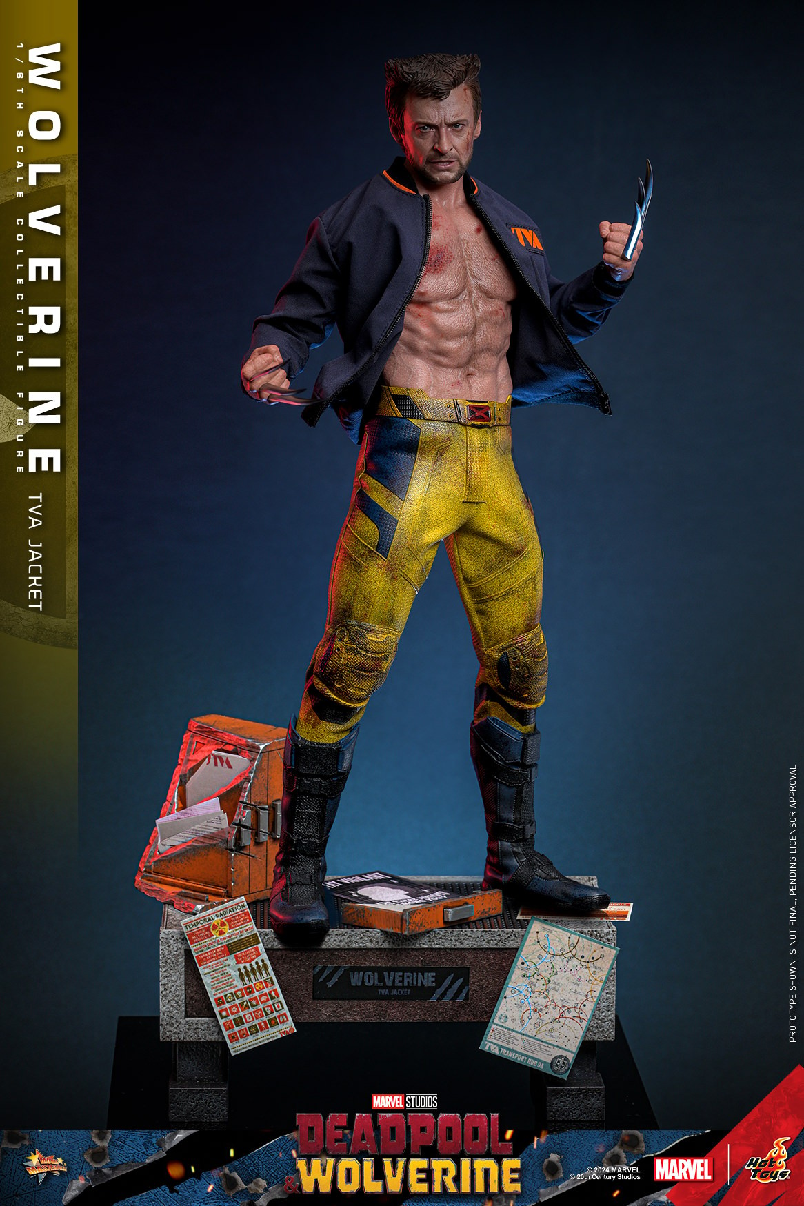 WOLVERINE (TVA JACKET VERSION) Sixth Scale Figure by Hot Toys