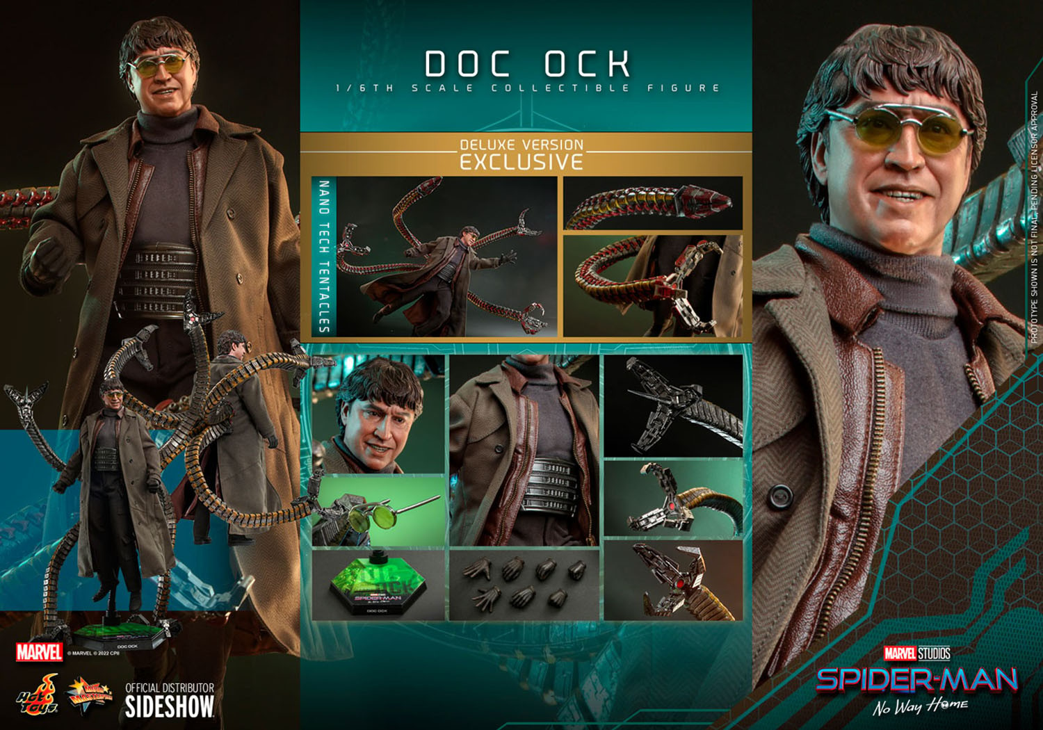 DOC OCK (DELUXE VERSION) Sixth Scale Figure by Hot Toys