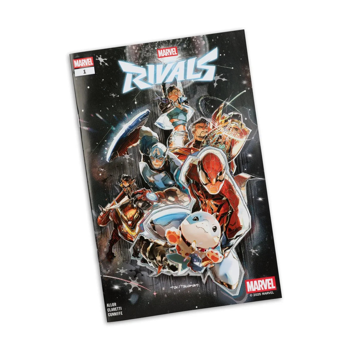 Marvel Rivals Venom Figure with Scene and Comic