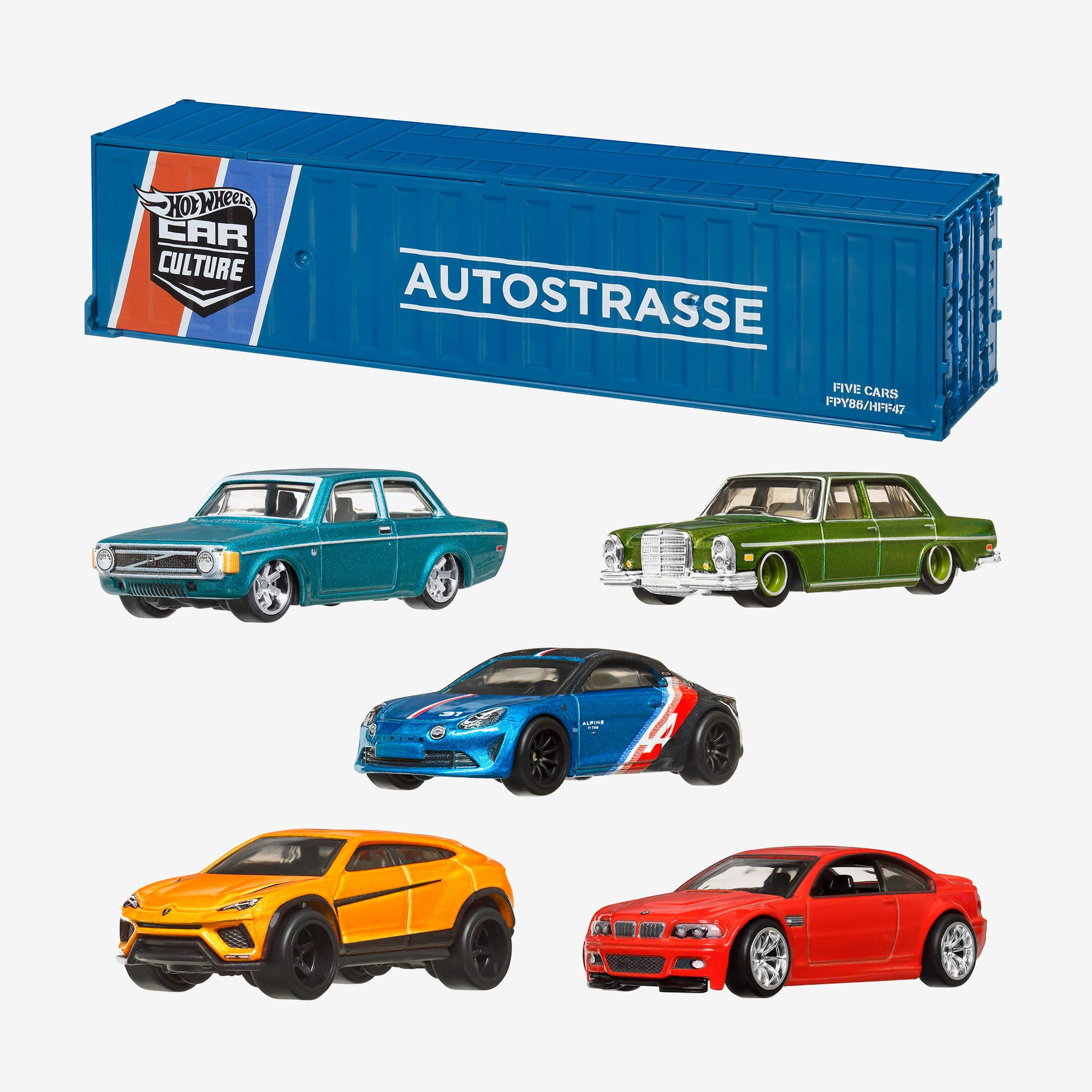 Hot Wheels Strasse, Autobahn, Autostrasse Container Set